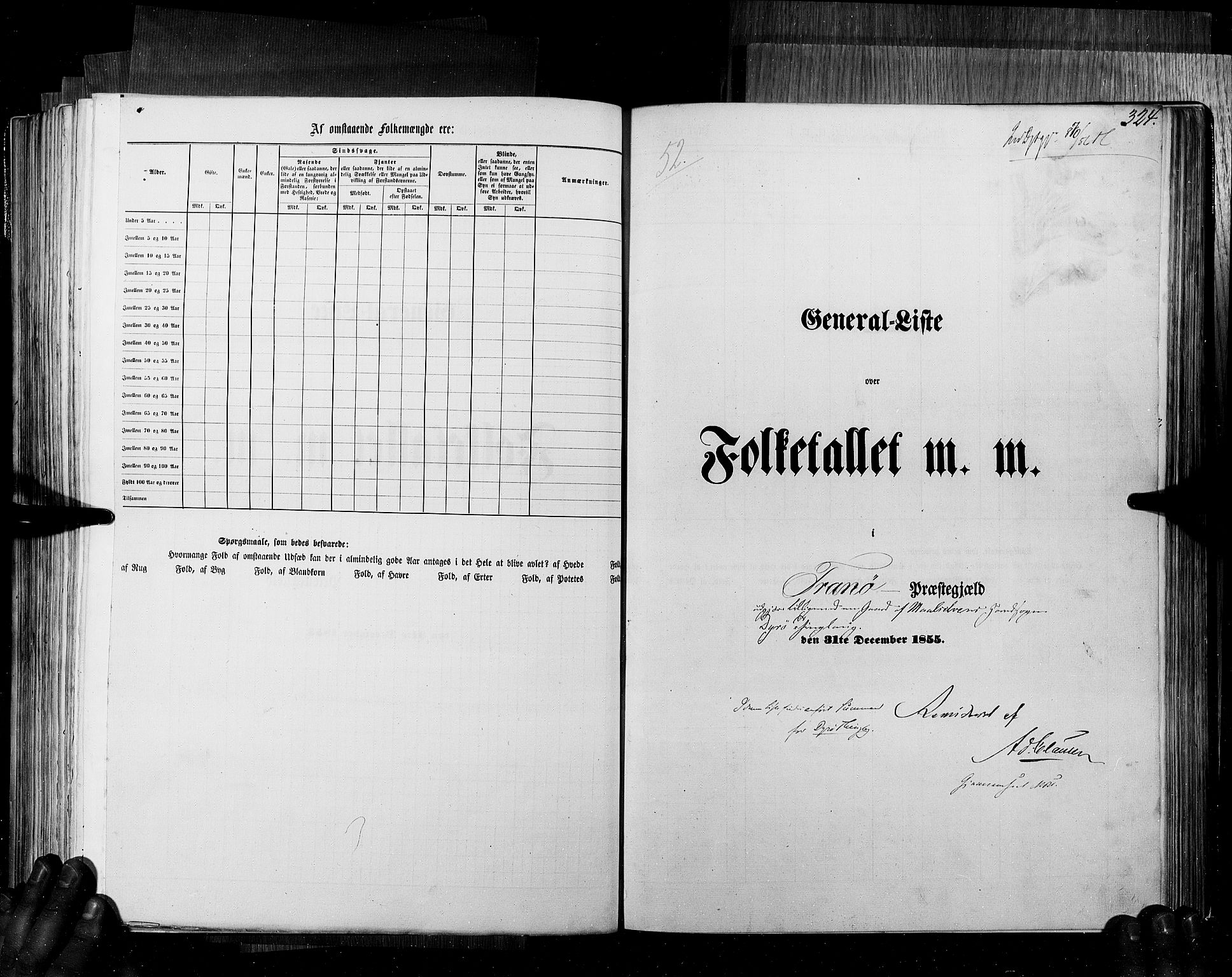 RA, Census 1855, vol. 6B: Nordland amt og Finnmarken amt, 1855, p. 324