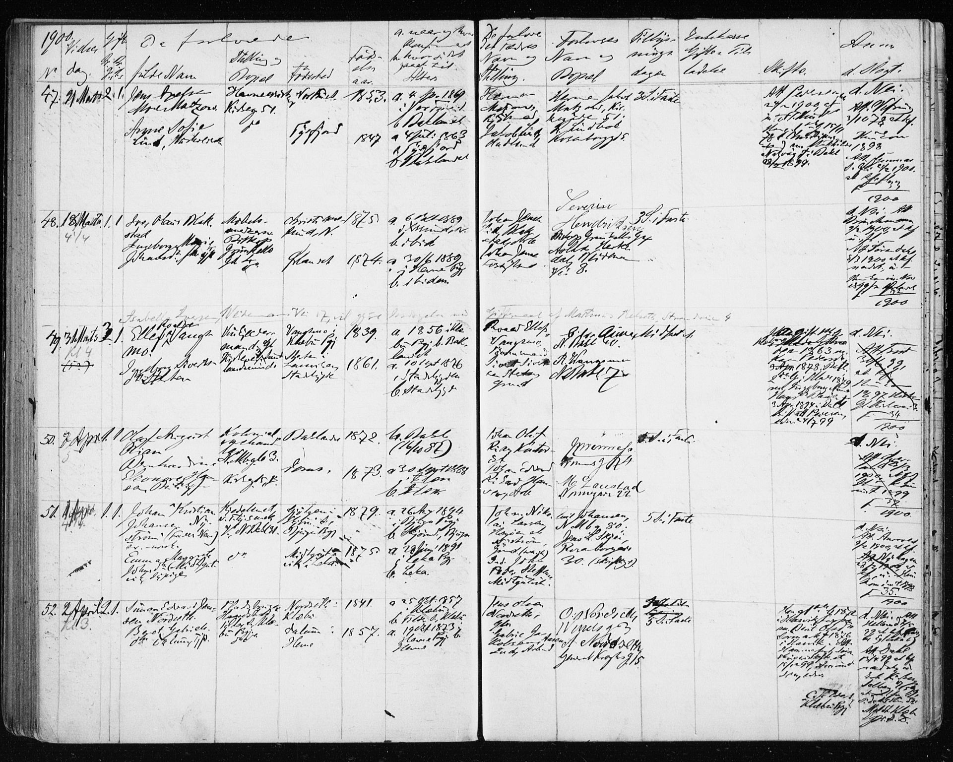 Ministerialprotokoller, klokkerbøker og fødselsregistre - Sør-Trøndelag, AV/SAT-A-1456/604/L0191: Parish register (official) no. 604A12, 1892-1900