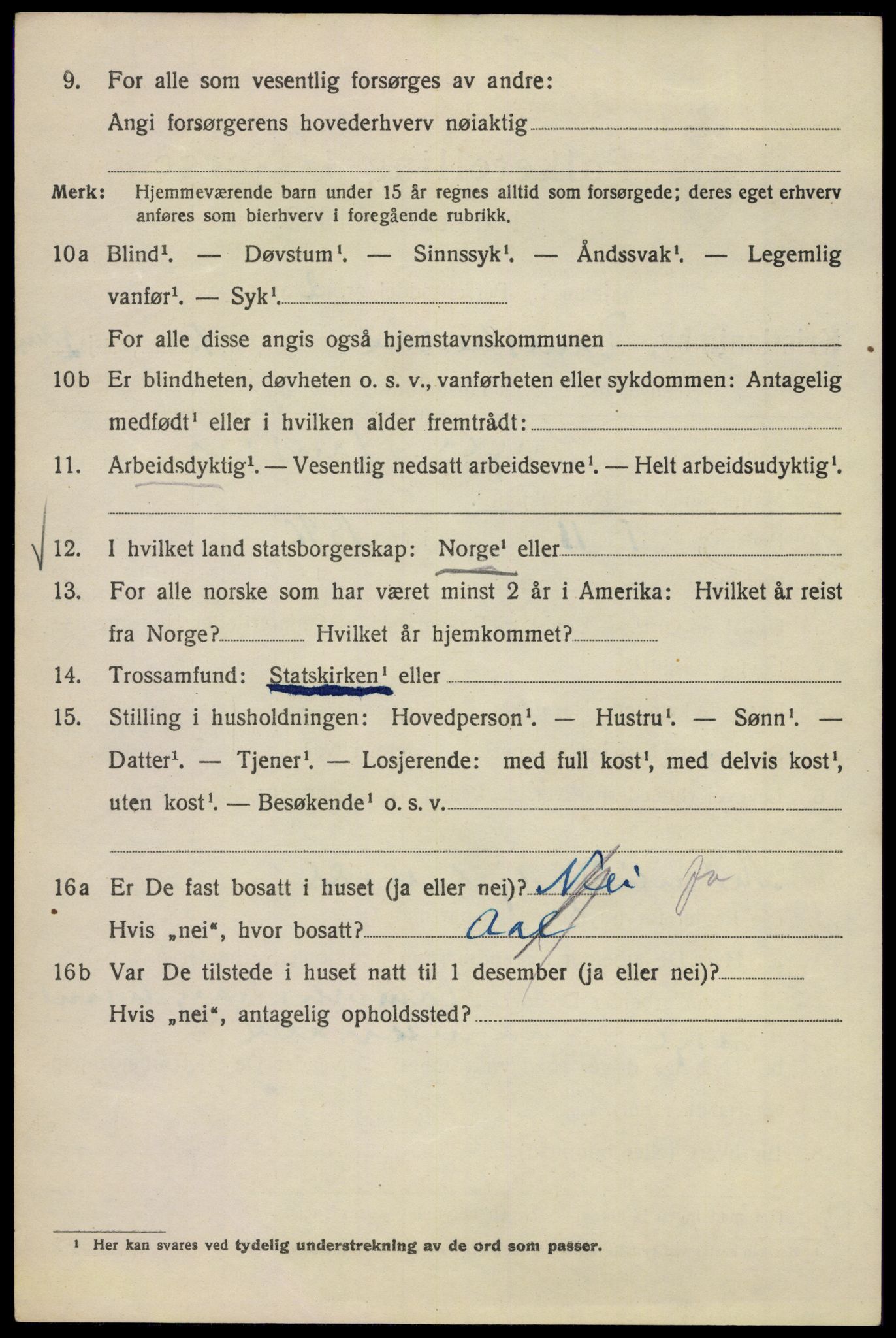 SAO, 1920 census for Kristiania, 1920, p. 193986