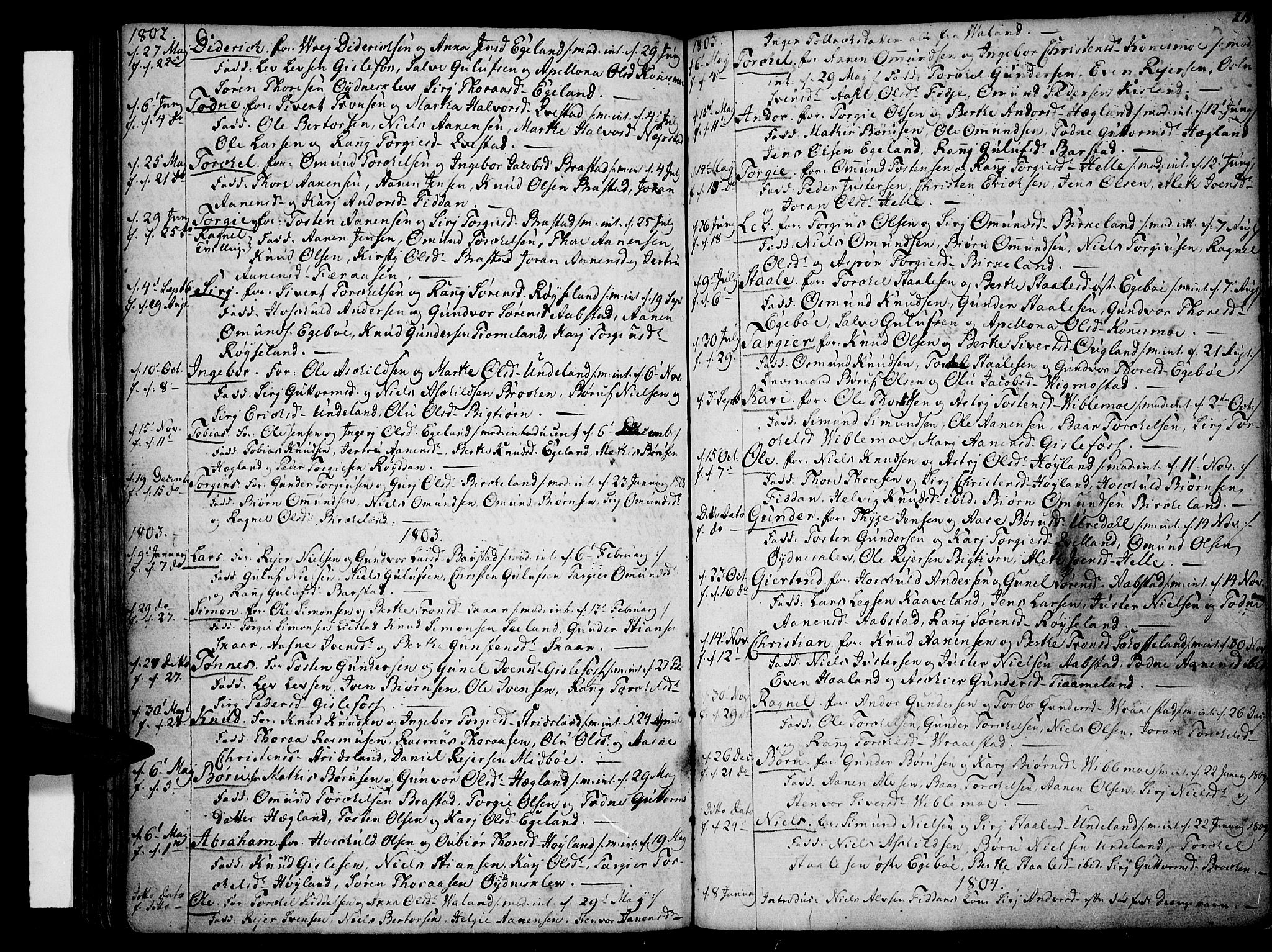 Sør-Audnedal sokneprestkontor, AV/SAK-1111-0039/F/Fa/Fab/L0002: Parish register (official) no. A 2 /4, 1768-1814, p. 218