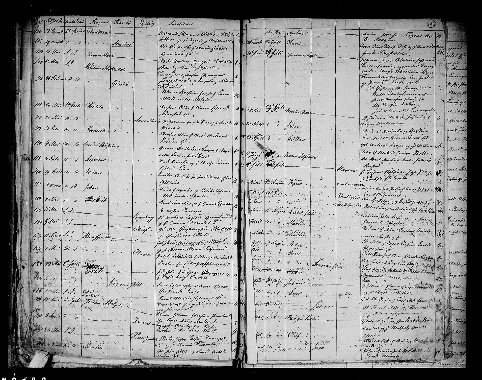 Lier kirkebøker, AV/SAKO-A-230/G/Ga/L0002: Parish register (copy) no. I 2, 1841-1862, p. 146