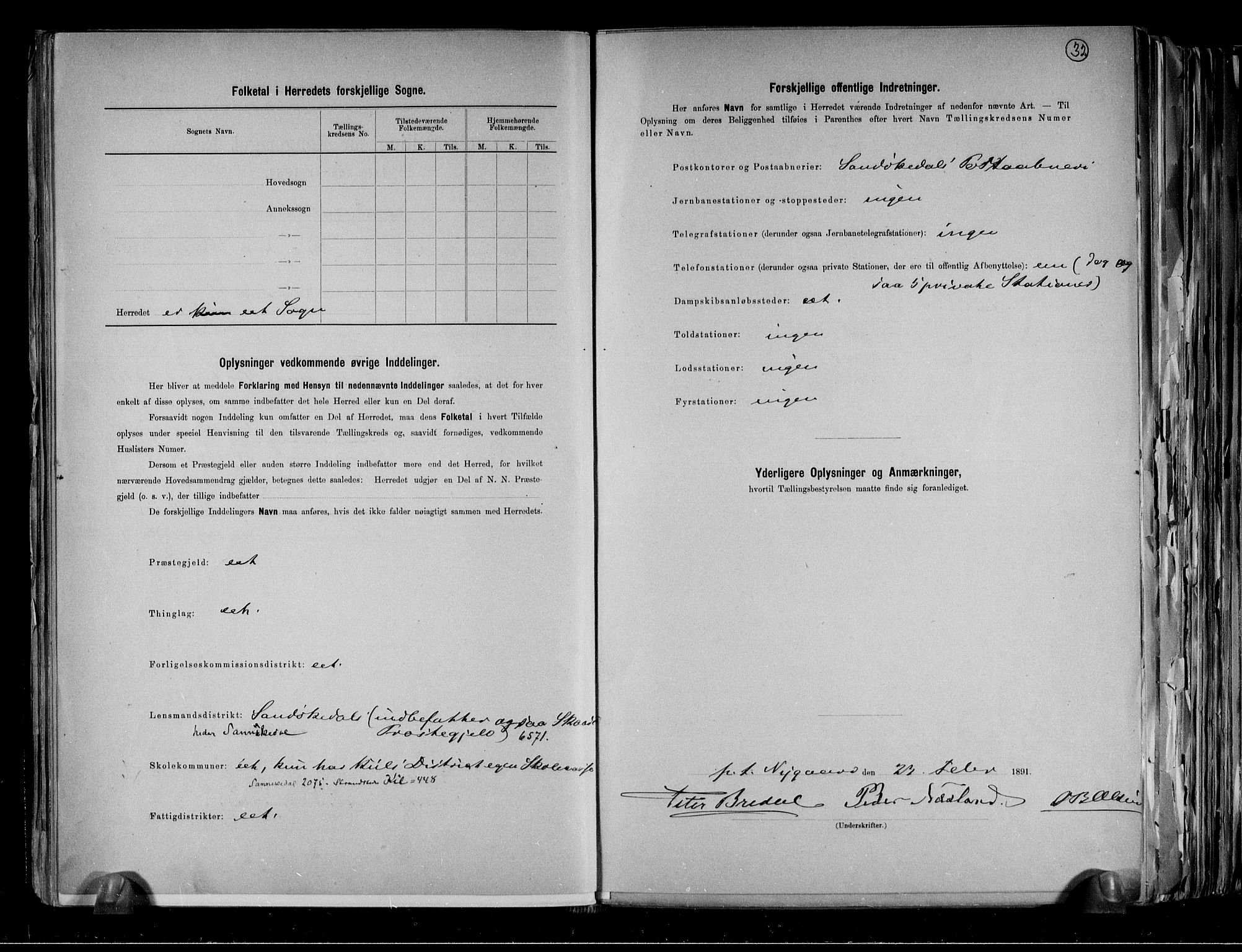 RA, 1891 census for 0816 Sannidal, 1891, p. 3