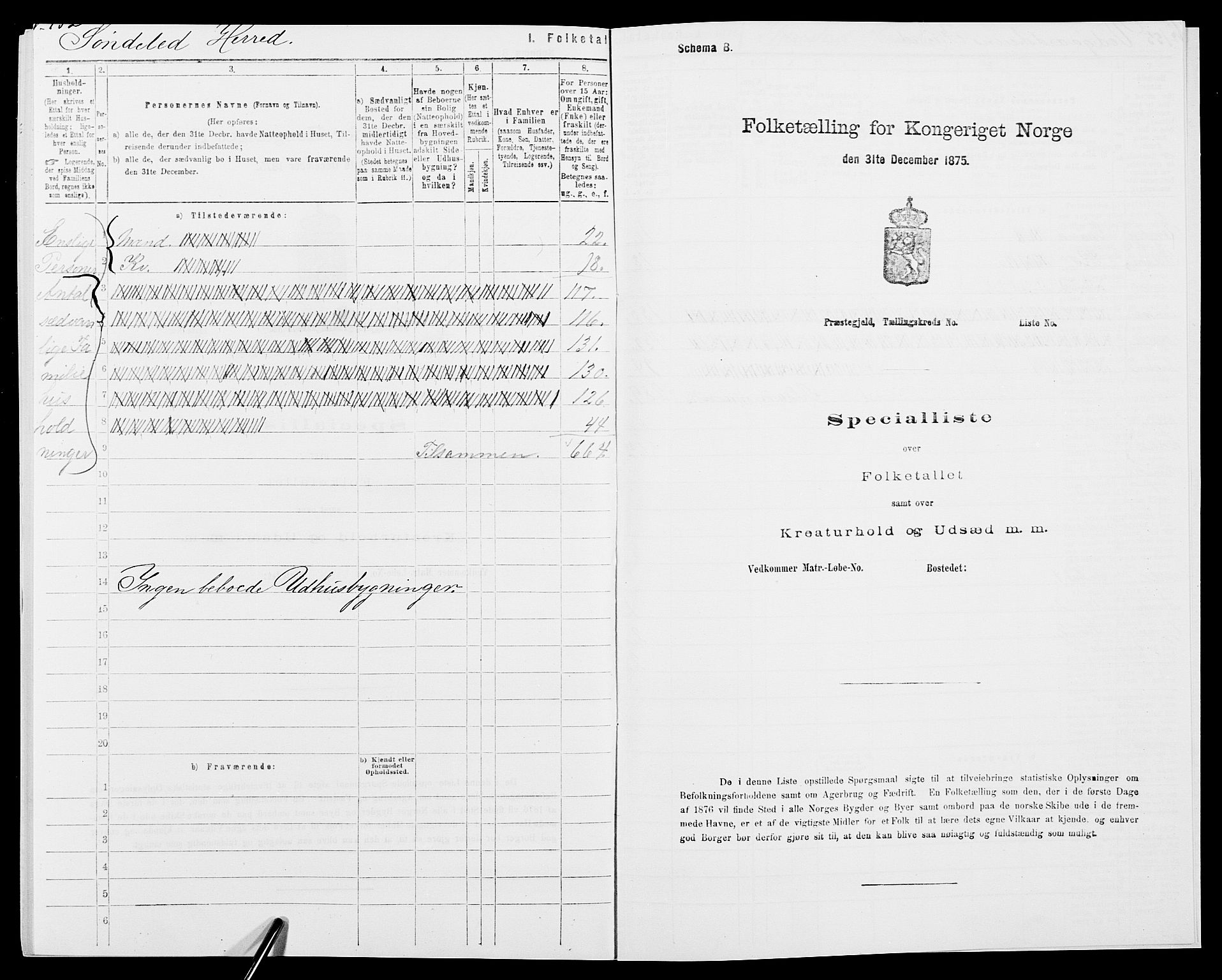 SAK, 1875 census for 0911P Gjerstad, 1875, p. 894