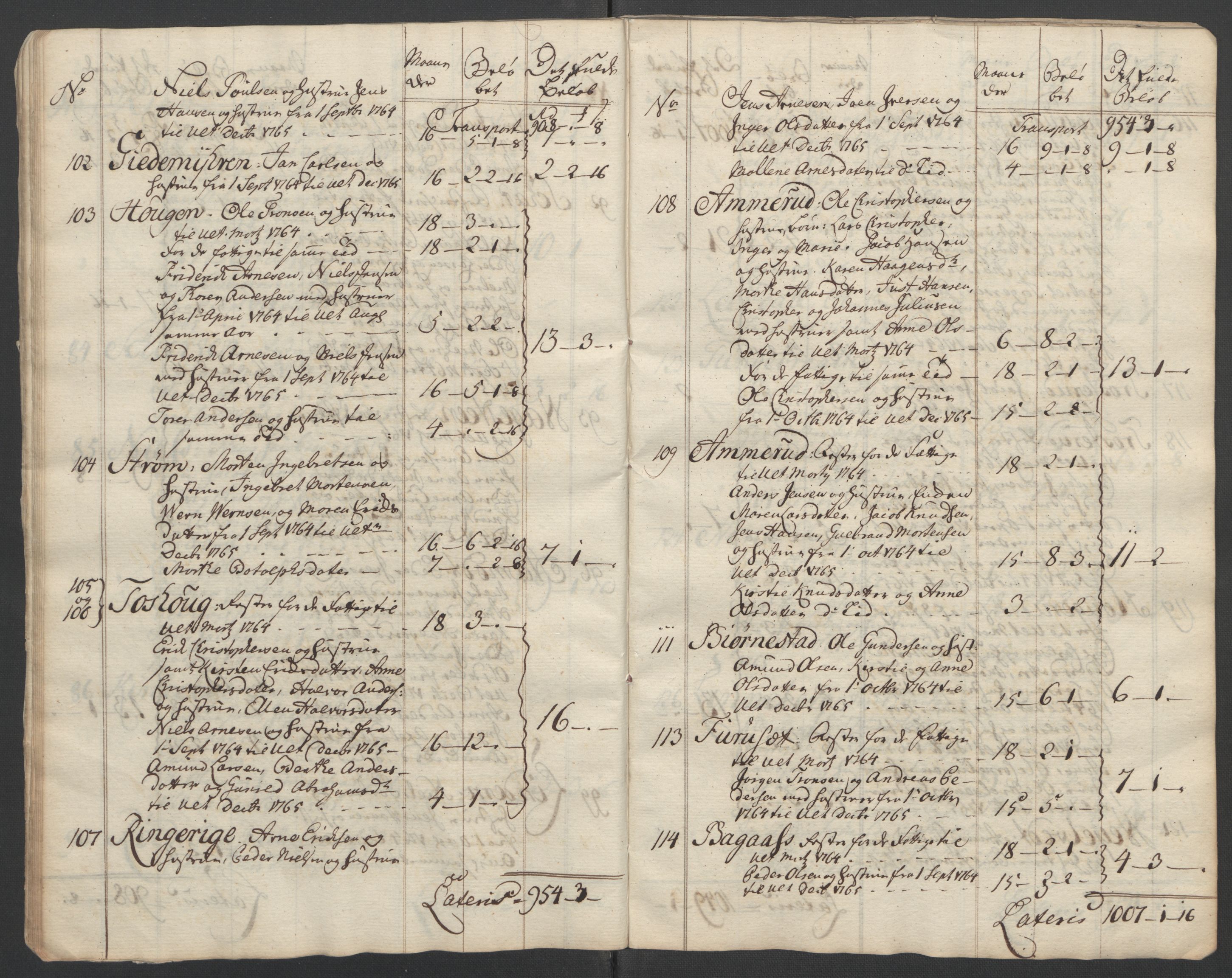 Rentekammeret inntil 1814, Reviderte regnskaper, Fogderegnskap, AV/RA-EA-4092/R10/L0560: Ekstraskatten Aker og Follo, 1763, p. 256