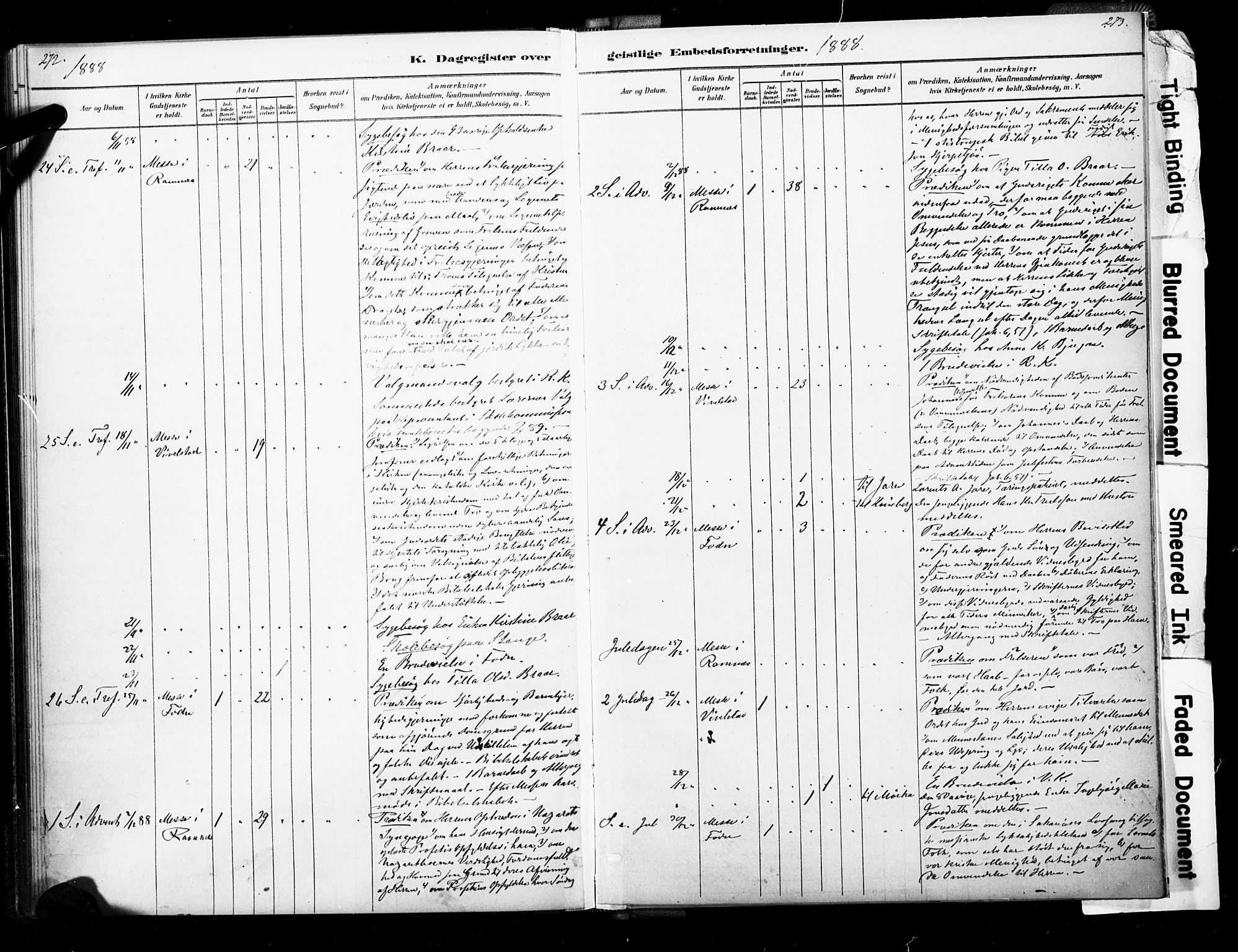 Ramnes kirkebøker, AV/SAKO-A-314/F/Fb/L0001: Parish register (official) no. II 1, 1878-1894, p. 272-273