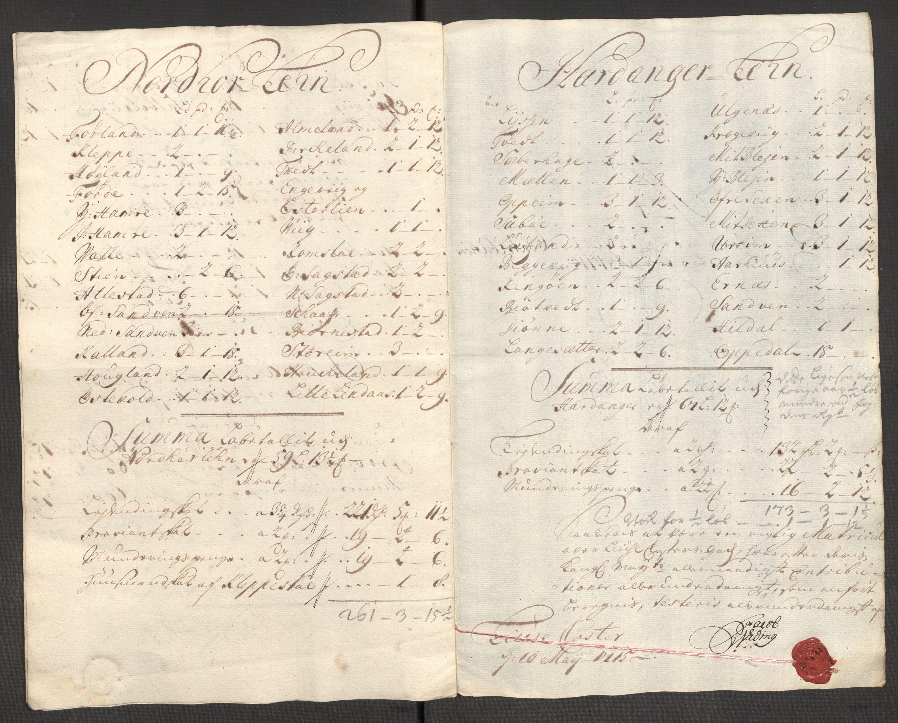 Rentekammeret inntil 1814, Reviderte regnskaper, Fogderegnskap, AV/RA-EA-4092/R50/L3160: Fogderegnskap Lyse kloster, 1710-1719, p. 287