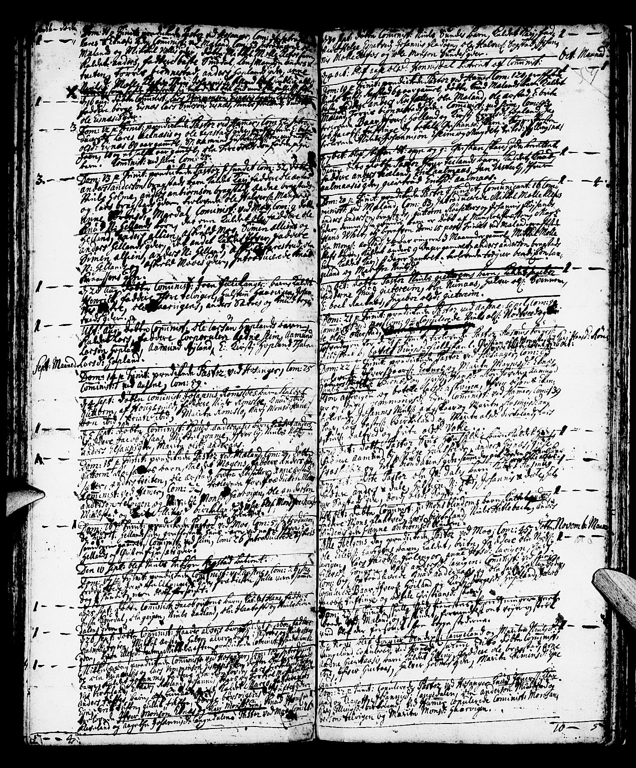Hamre sokneprestembete, SAB/A-75501/H/Ha/Haa/Haaa/L0003: Parish register (official) no. A 3, 1708-1726, p. 59