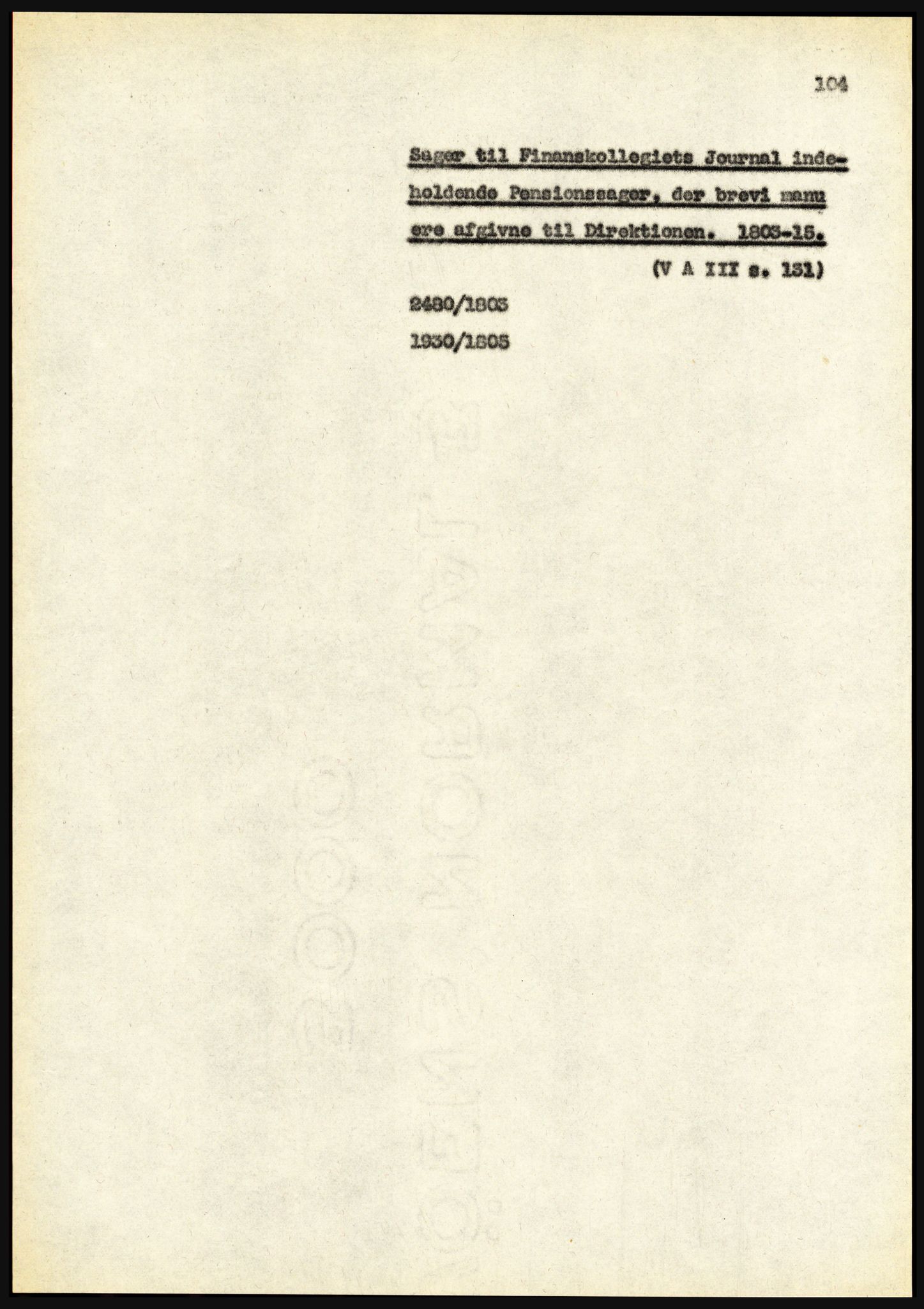 Riksarkivet, Seksjon for eldre arkiv og spesialsamlinger, AV/RA-EA-6797/H/Ha, 1953, p. 104