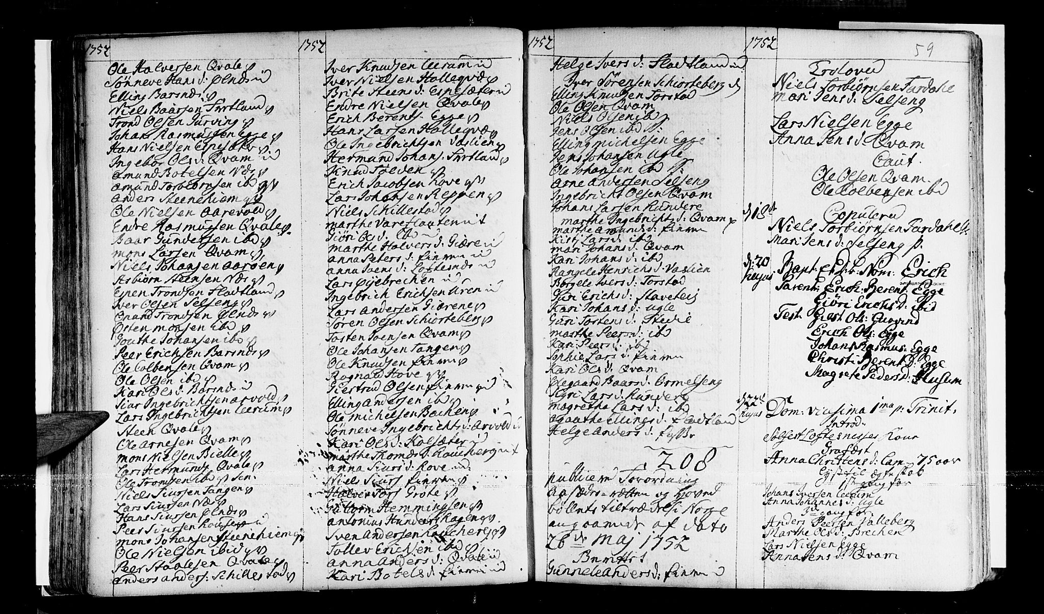 Sogndal sokneprestembete, AV/SAB-A-81301/H/Haa/Haaa/L0003: Parish register (official) no. A 3, 1747-1768, p. 59