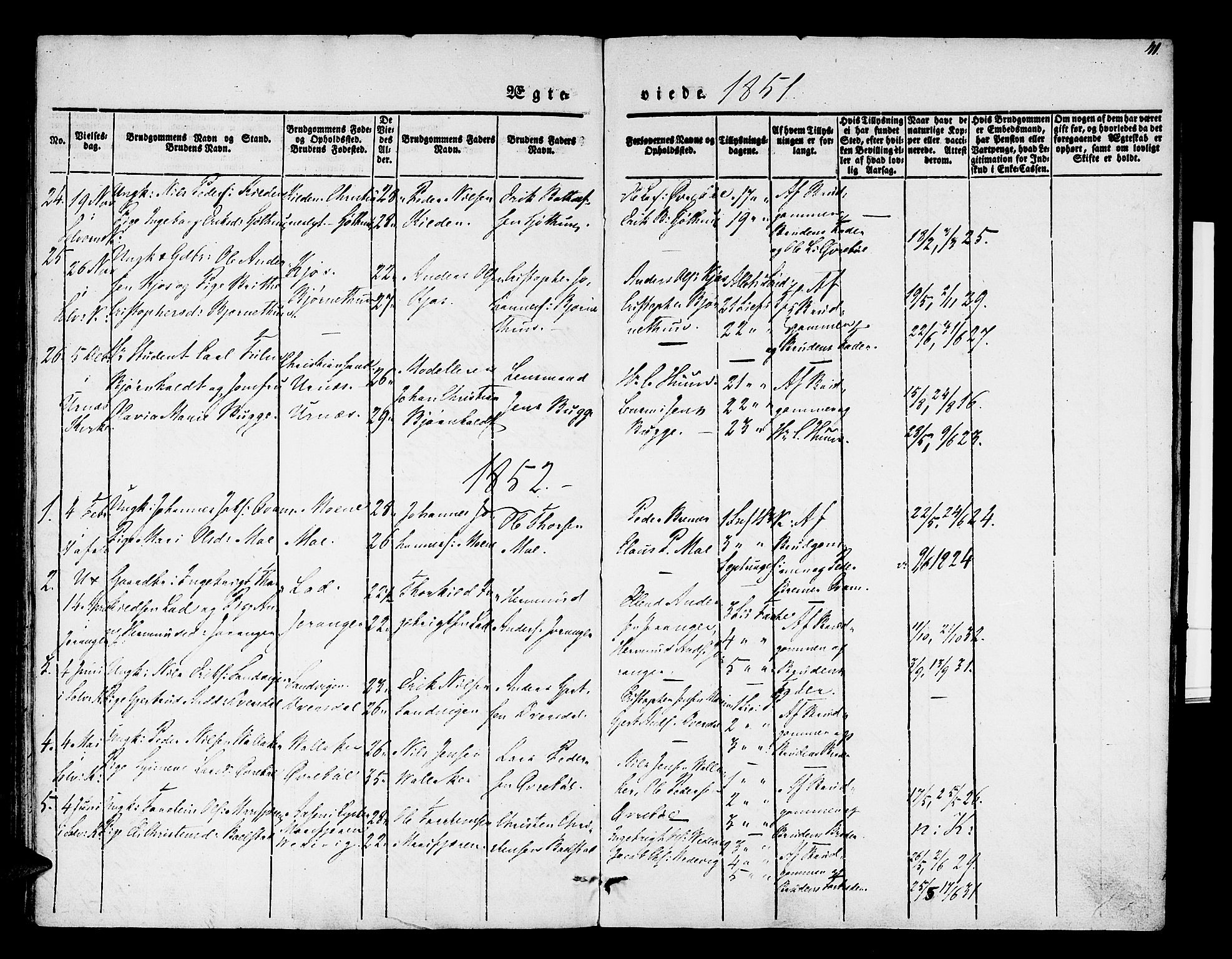 Hafslo sokneprestembete, SAB/A-80301/H/Haa/Haaa/L0007: Parish register (official) no. A 7, 1834-1854, p. 41