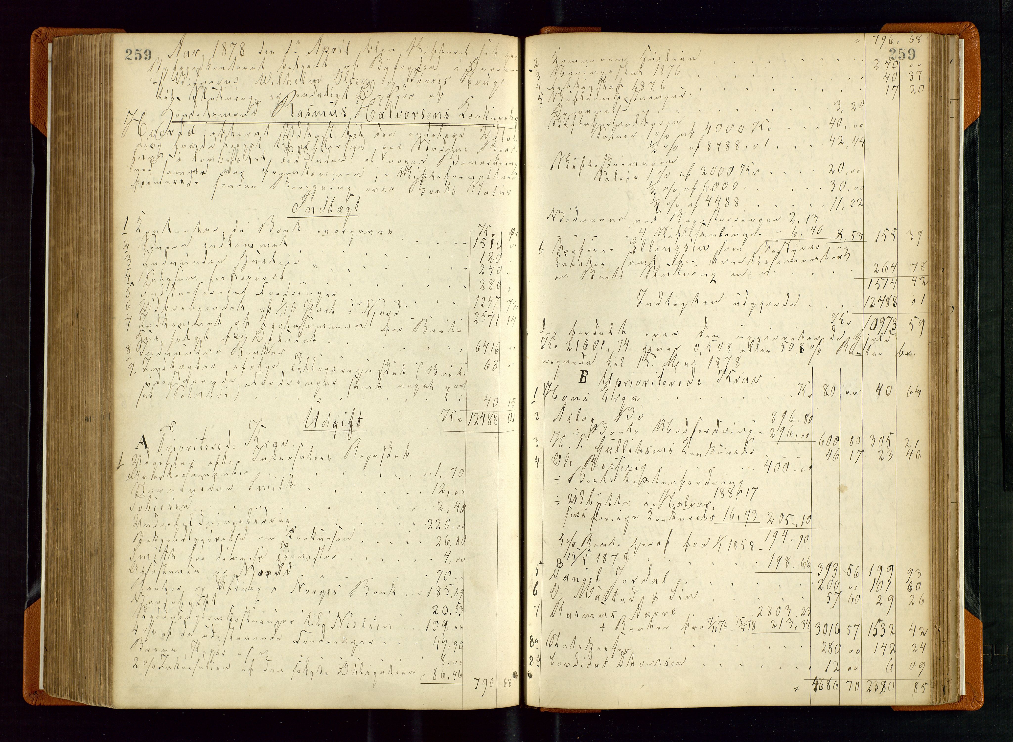 Stavanger byfogd, AV/SAST-A-101408/001/5/50/503BD/L0002: Skifteutlodningsprotokoll, 1871-1878, p. 259