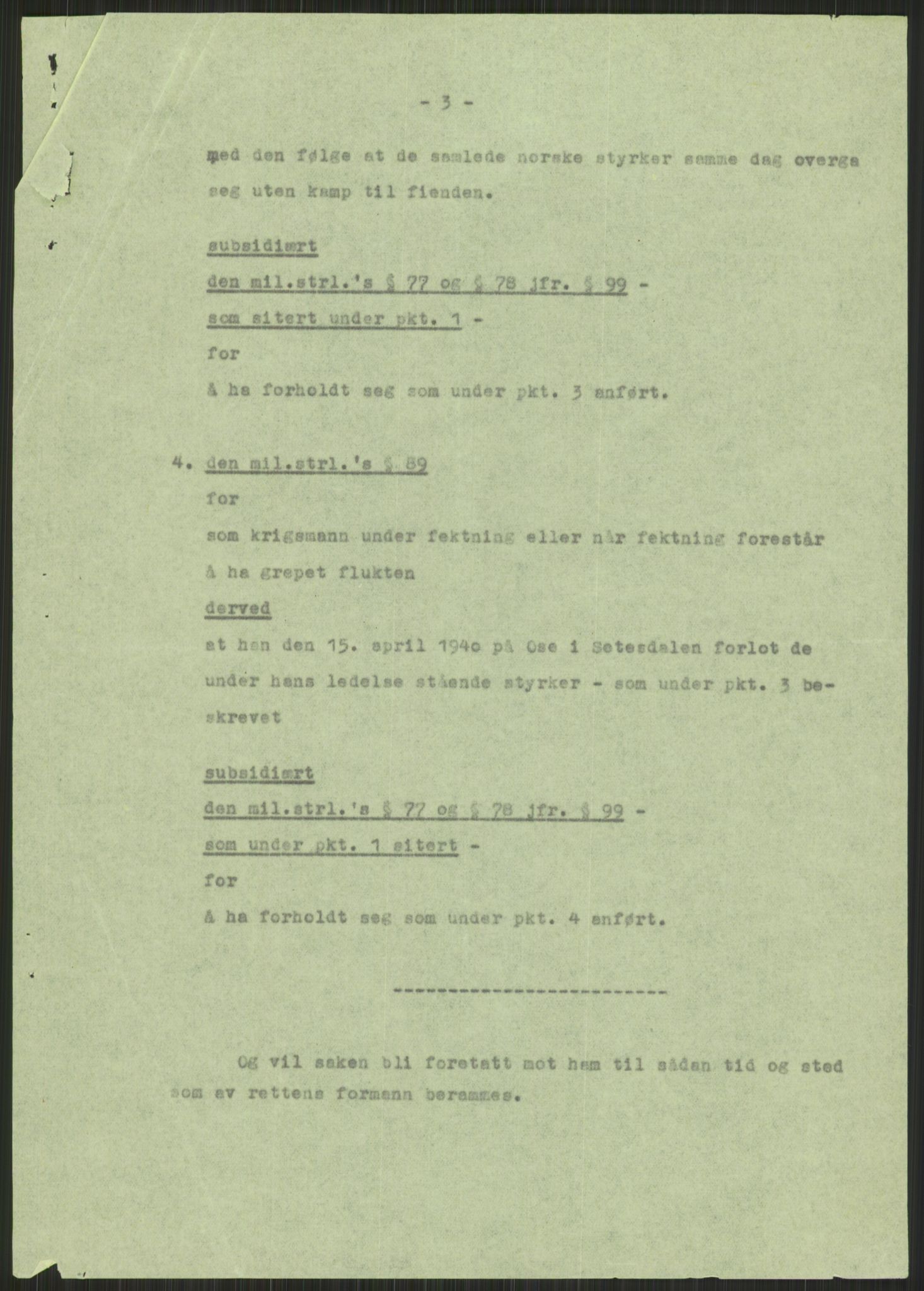 Forsvaret, Forsvarets krigshistoriske avdeling, AV/RA-RAFA-2017/Y/Yb/L0086: II-C-11-300  -  3. Divisjon., 1946-1955, p. 17