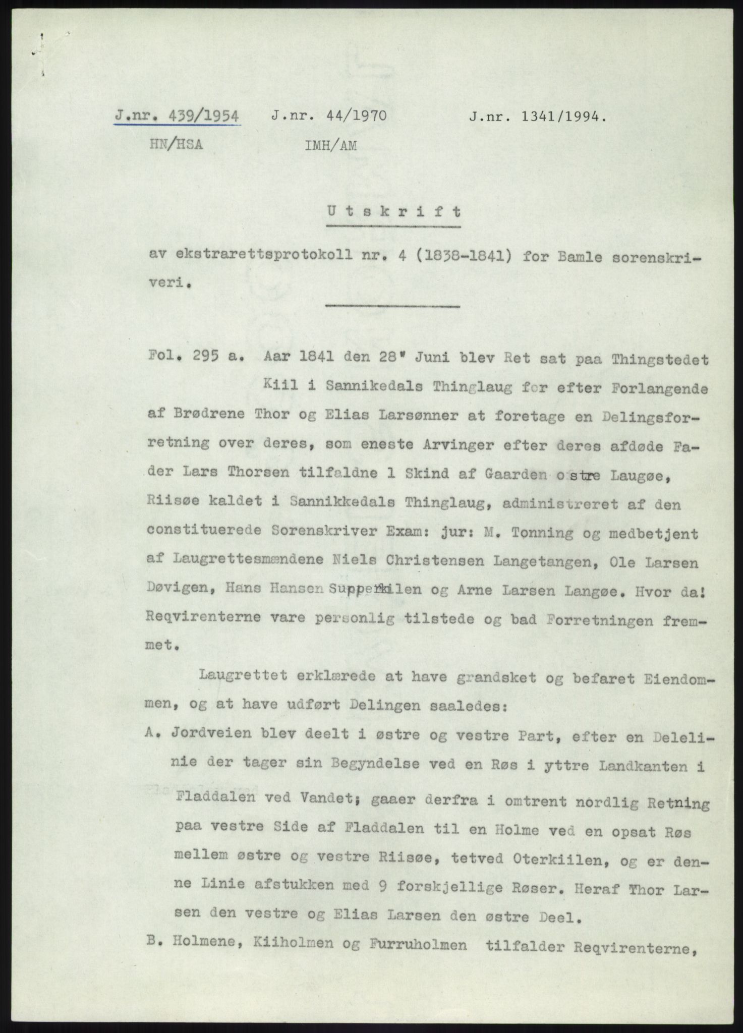 Statsarkivet i Kongsberg, SAKO/A-0001, 1944-1954, p. 66