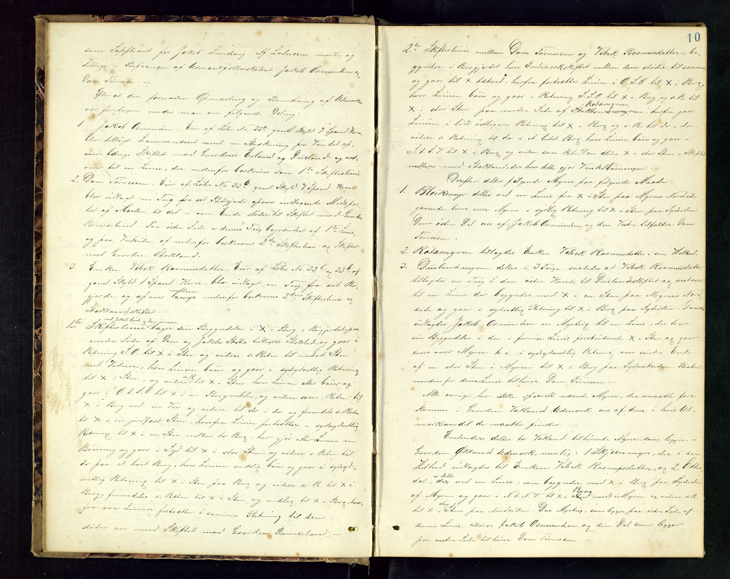 Rogaland jordskifterett, AV/SAST-A-102426/Oa/L0047: Forhandlingsprotokoll, 1879-1881, p. 10