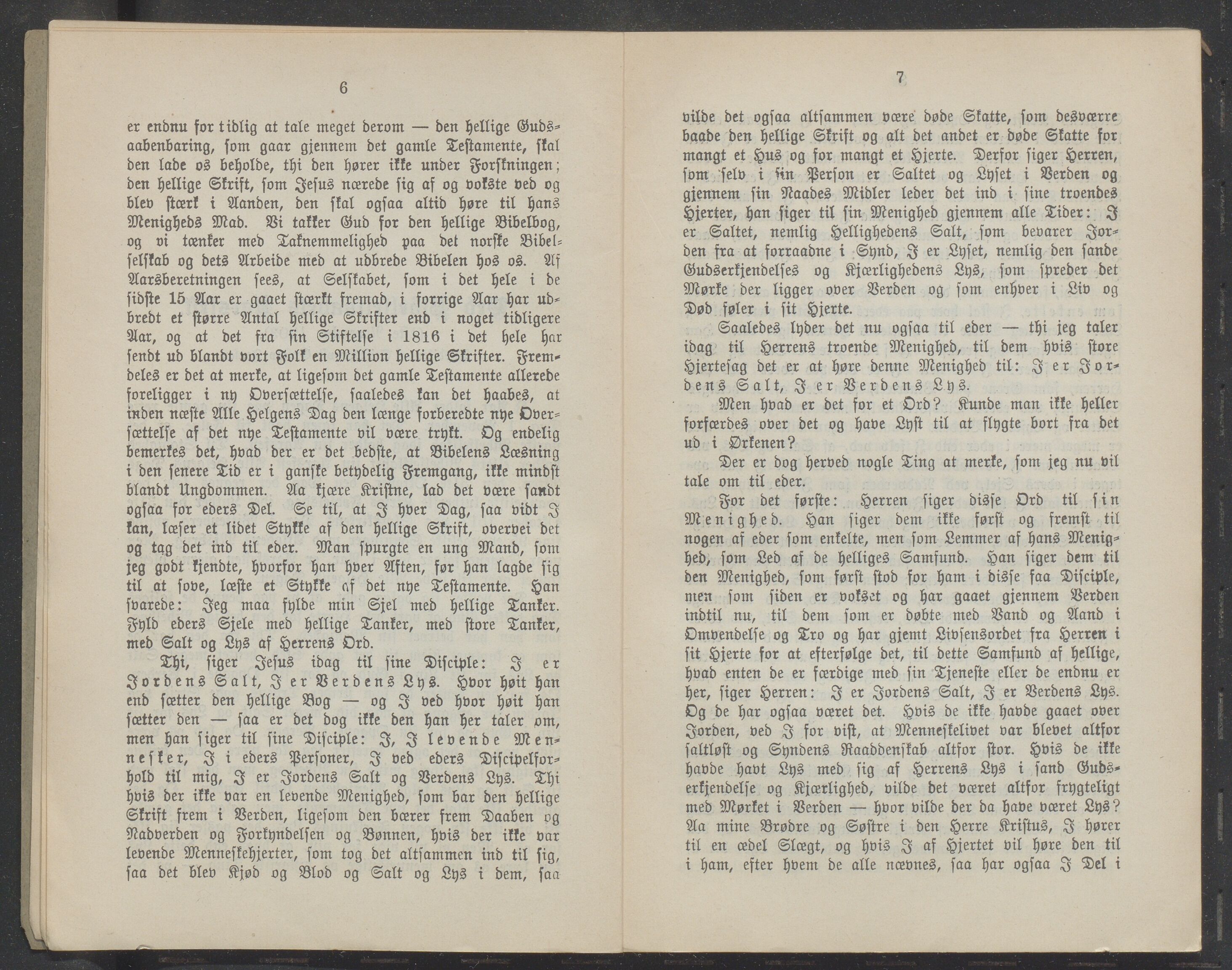 Det Norske Bibelselskap, VID/MDA-A-1528/X/L0004/0004: Årsberetninger / Årsberetning 88, 1903, p. 6-7