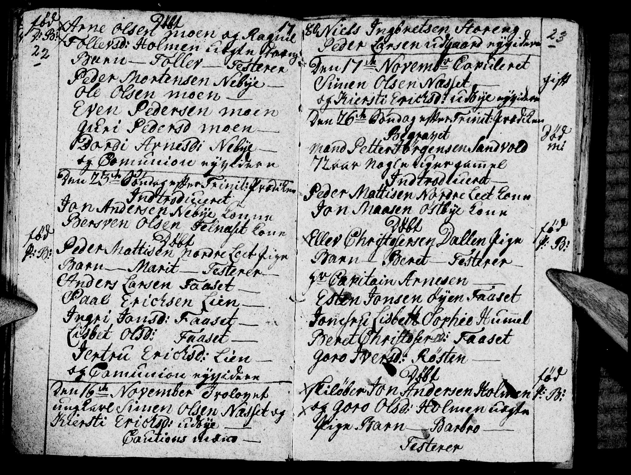 Tynset prestekontor, SAH/PREST-058/H/Ha/Haa/L0012: Parish register (official) no. 12, 1780-1784, p. 22-23
