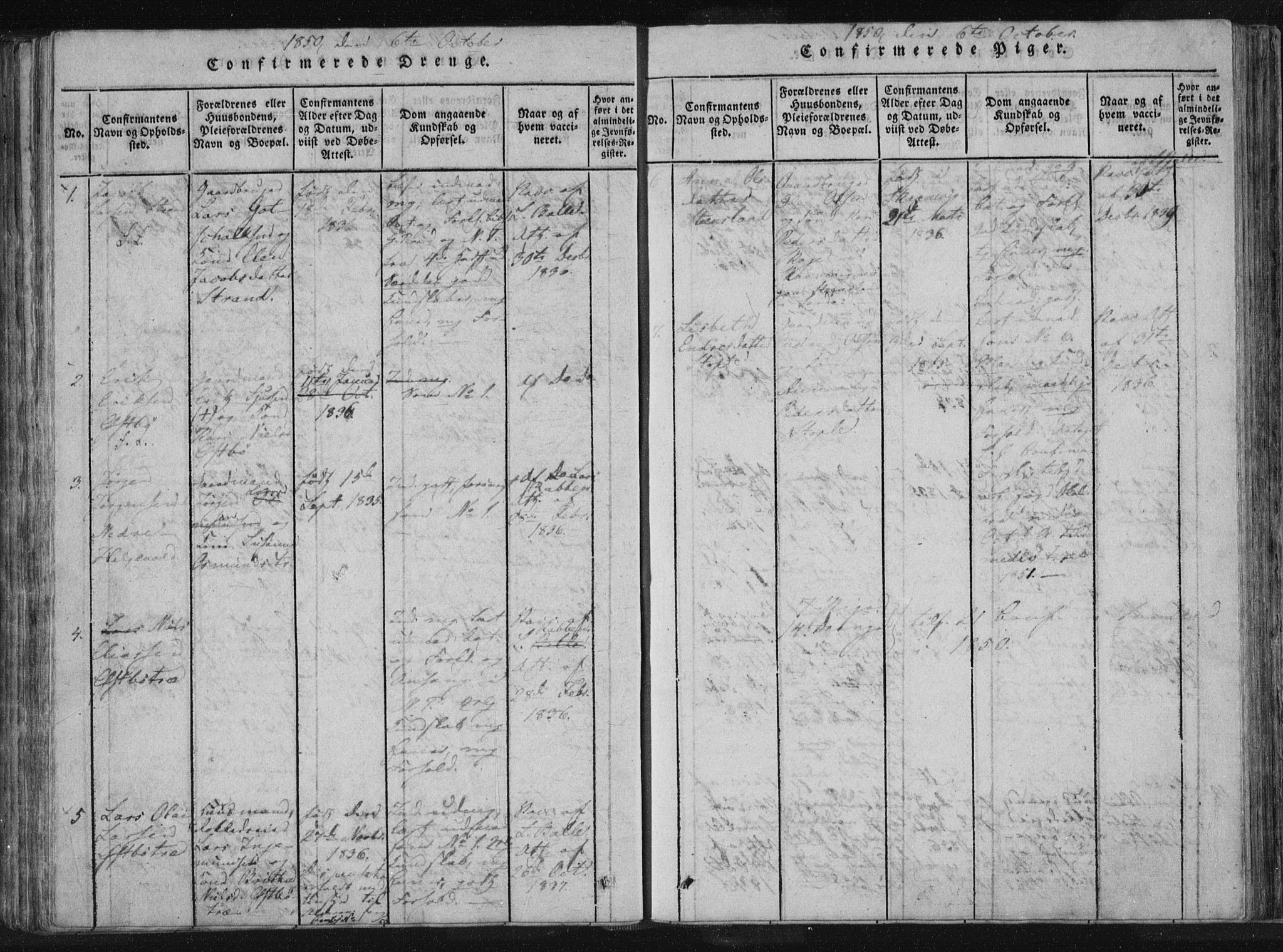 Vikedal sokneprestkontor, AV/SAST-A-101840/01/IV: Parish register (official) no. A 4, 1816-1850