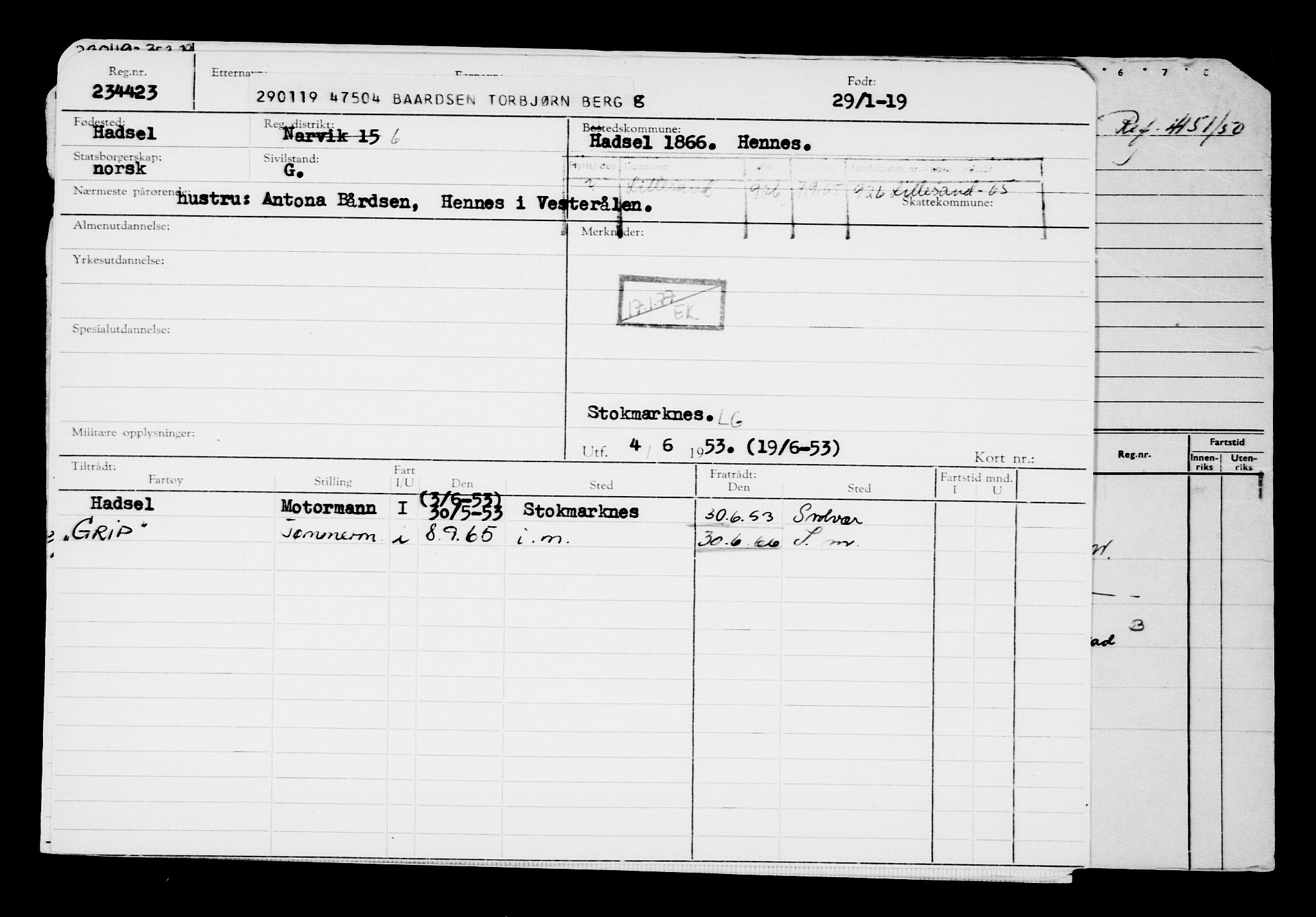 Direktoratet for sjømenn, AV/RA-S-3545/G/Gb/L0165: Hovedkort, 1918-1919, p. 792