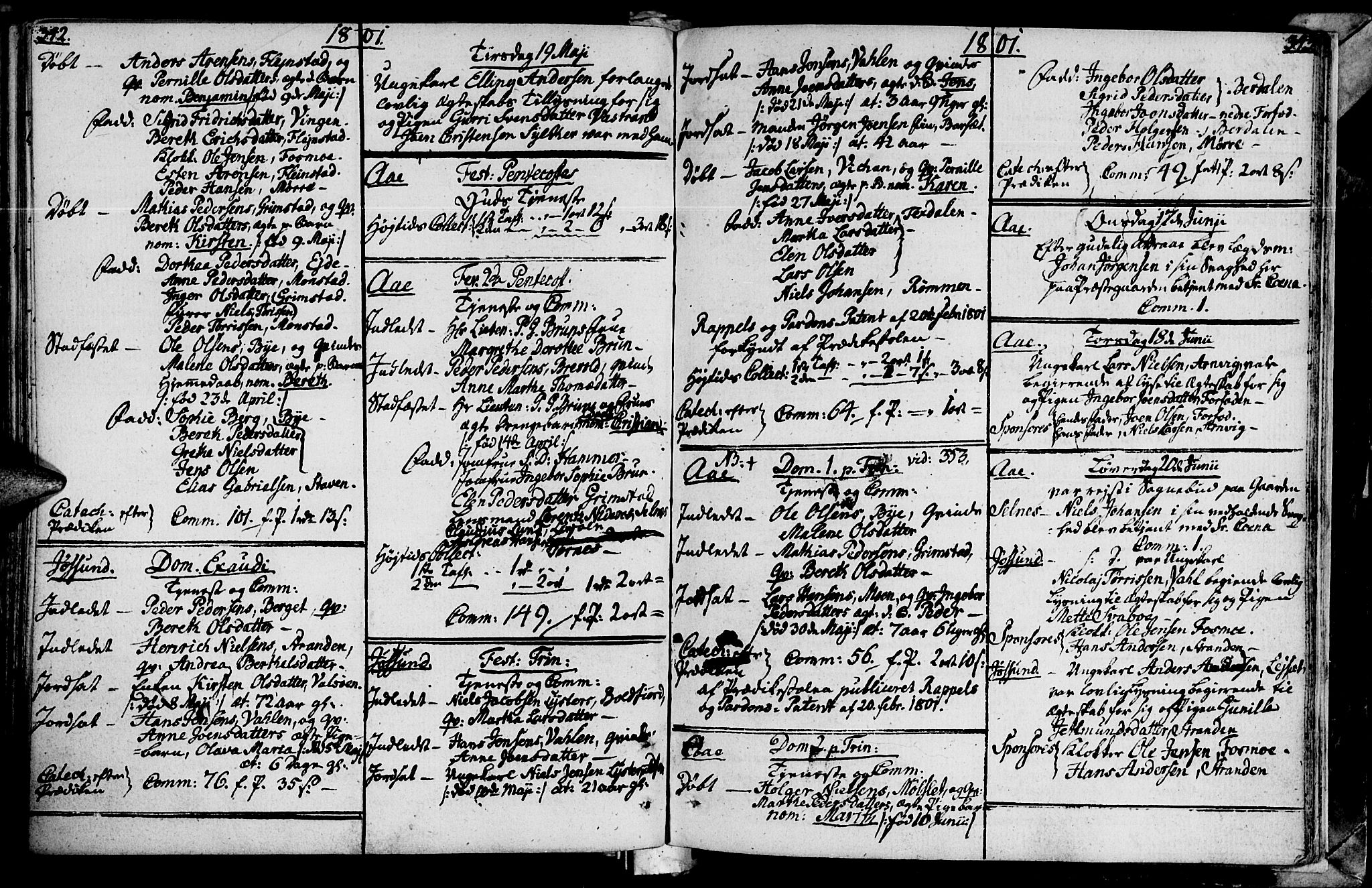 Ministerialprotokoller, klokkerbøker og fødselsregistre - Sør-Trøndelag, AV/SAT-A-1456/655/L0673: Parish register (official) no. 655A02, 1780-1801, p. 342-343