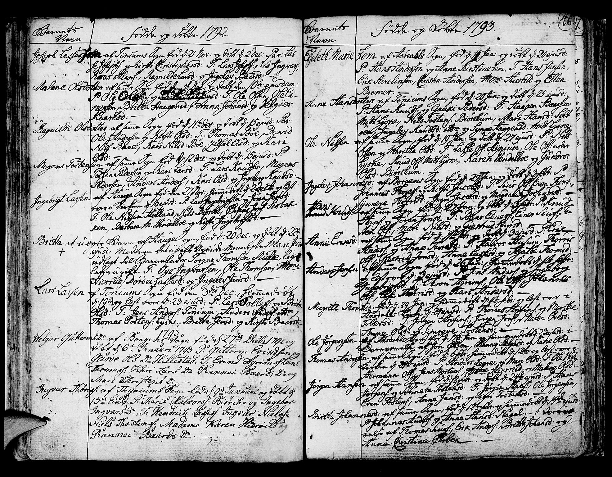 Lærdal sokneprestembete, SAB/A-81201: Parish register (official) no. A 3, 1783-1804, p. 46