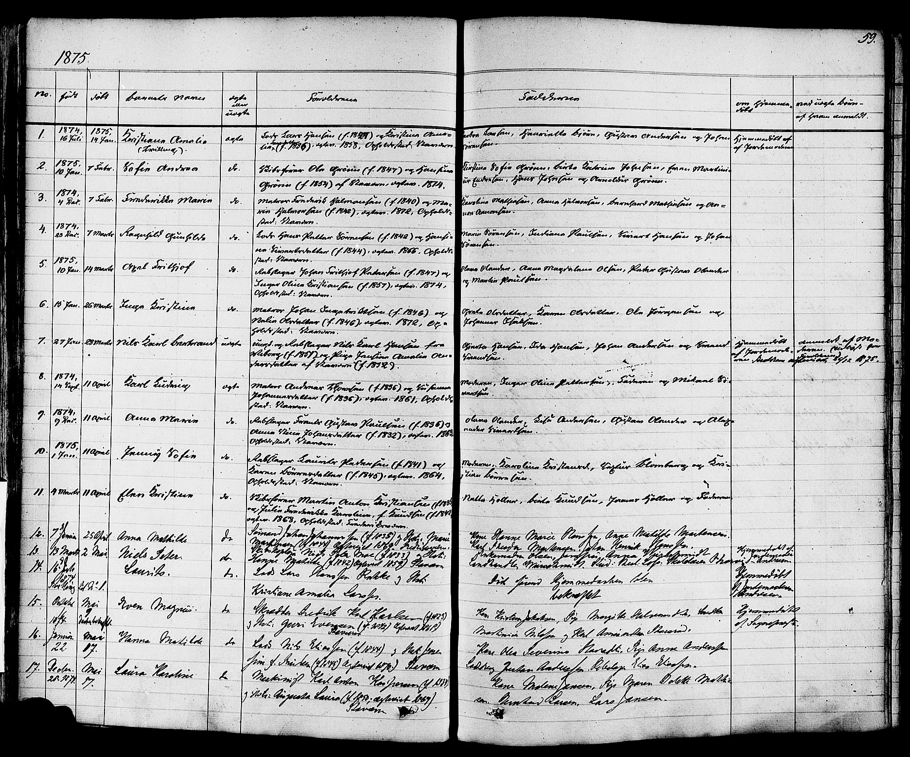 Stavern kirkebøker, AV/SAKO-A-318/F/Fa/L0007: Parish register (official) no. 7, 1840-1877, p. 59