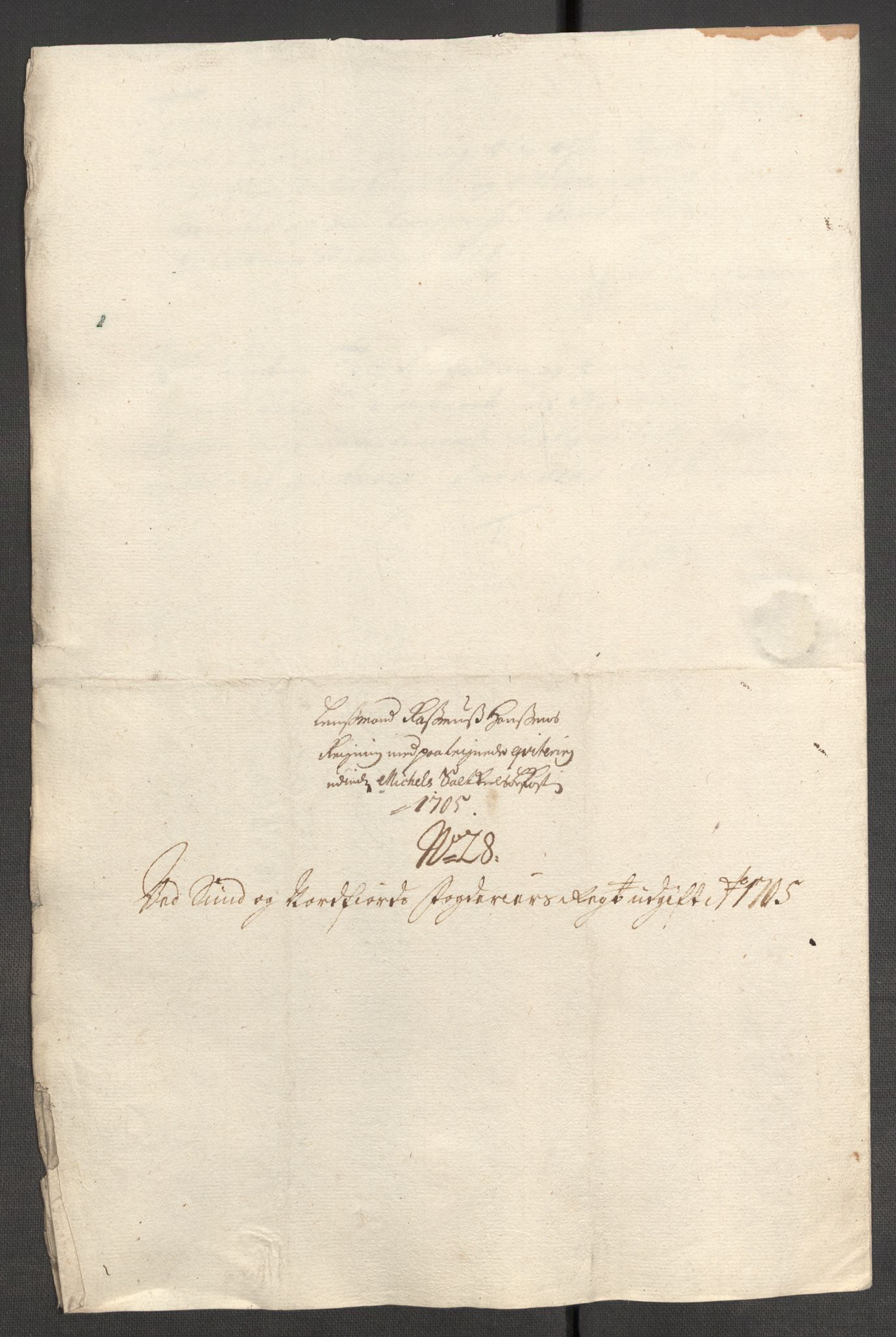 Rentekammeret inntil 1814, Reviderte regnskaper, Fogderegnskap, AV/RA-EA-4092/R53/L3429: Fogderegnskap Sunn- og Nordfjord, 1705, p. 261