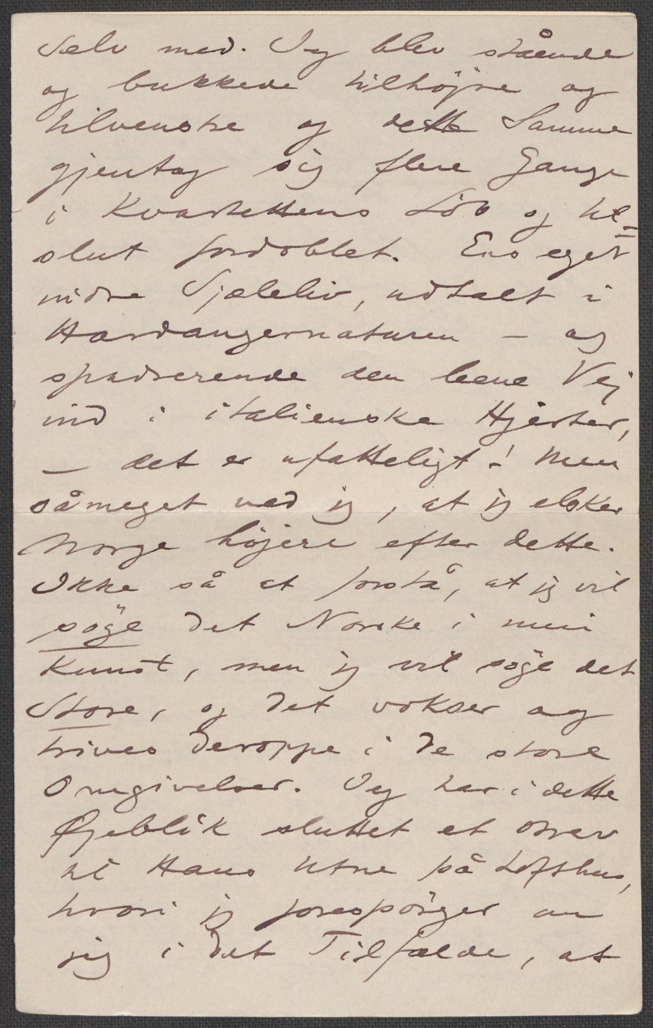 Beyer, Frants, AV/RA-PA-0132/F/L0001: Brev fra Edvard Grieg til Frantz Beyer og "En del optegnelser som kan tjene til kommentar til brevene" av Marie Beyer, 1872-1907, p. 89