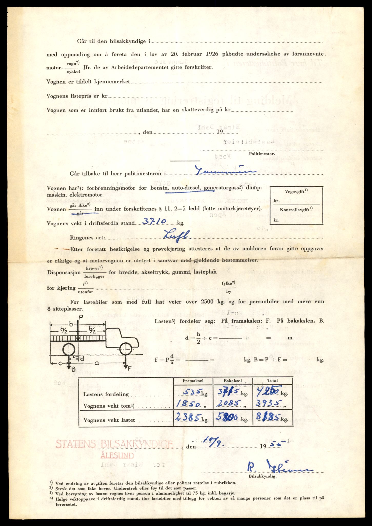 Møre og Romsdal vegkontor - Ålesund trafikkstasjon, AV/SAT-A-4099/F/Fe/L0033: Registreringskort for kjøretøy T 12151 - T 12474, 1927-1998, p. 1254