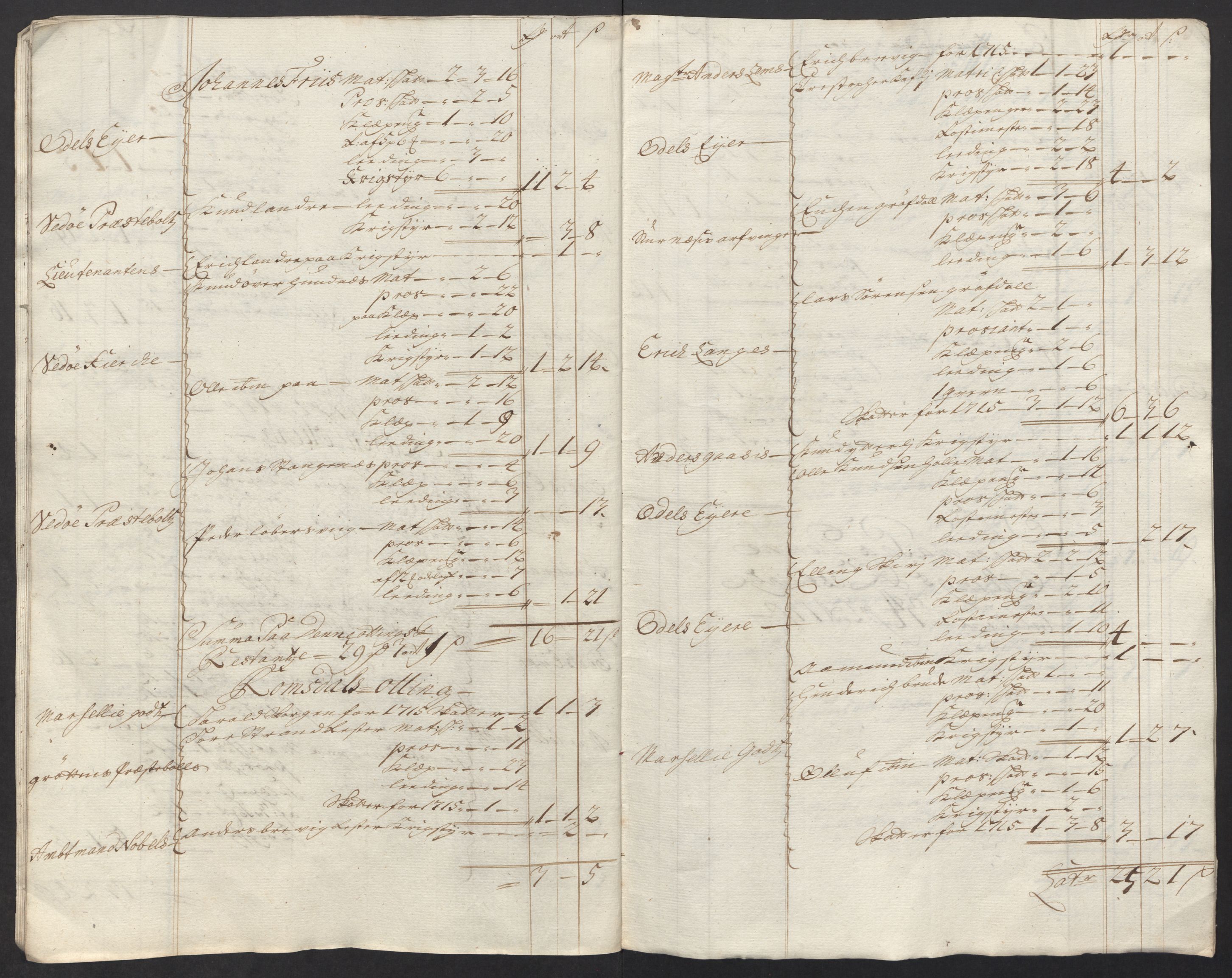 Rentekammeret inntil 1814, Reviderte regnskaper, Fogderegnskap, AV/RA-EA-4092/R55/L3663: Fogderegnskap Romsdal, 1715-1716, p. 502