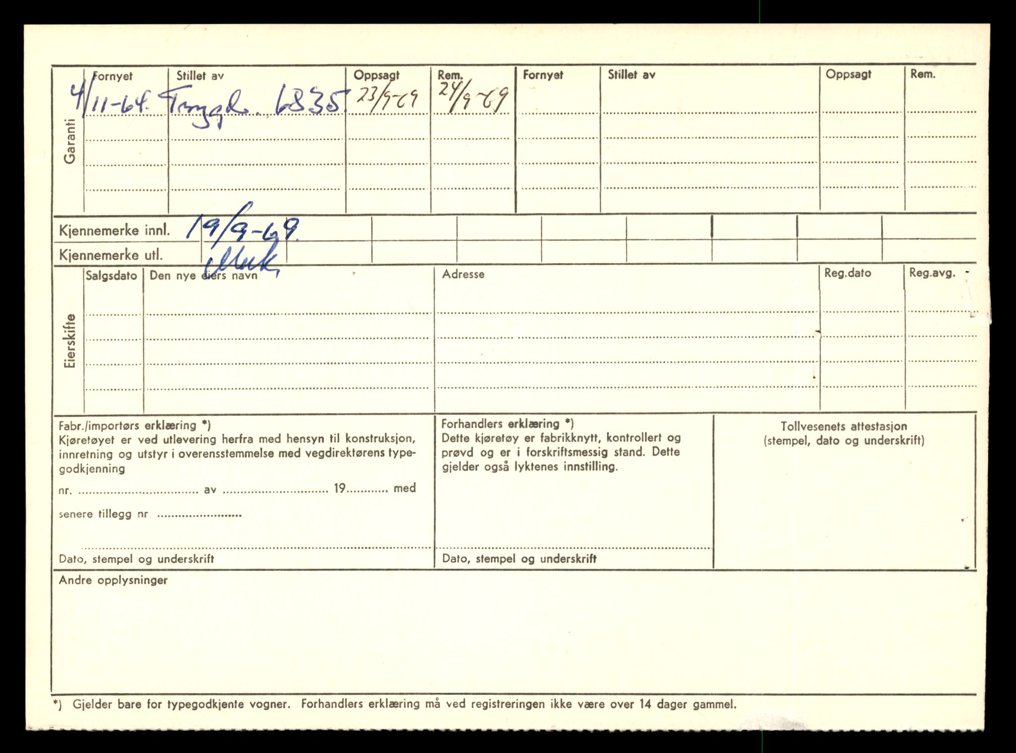 Møre og Romsdal vegkontor - Ålesund trafikkstasjon, SAT/A-4099/F/Fe/L0011: Registreringskort for kjøretøy T 1170 - T 1289, 1927-1998, p. 1574