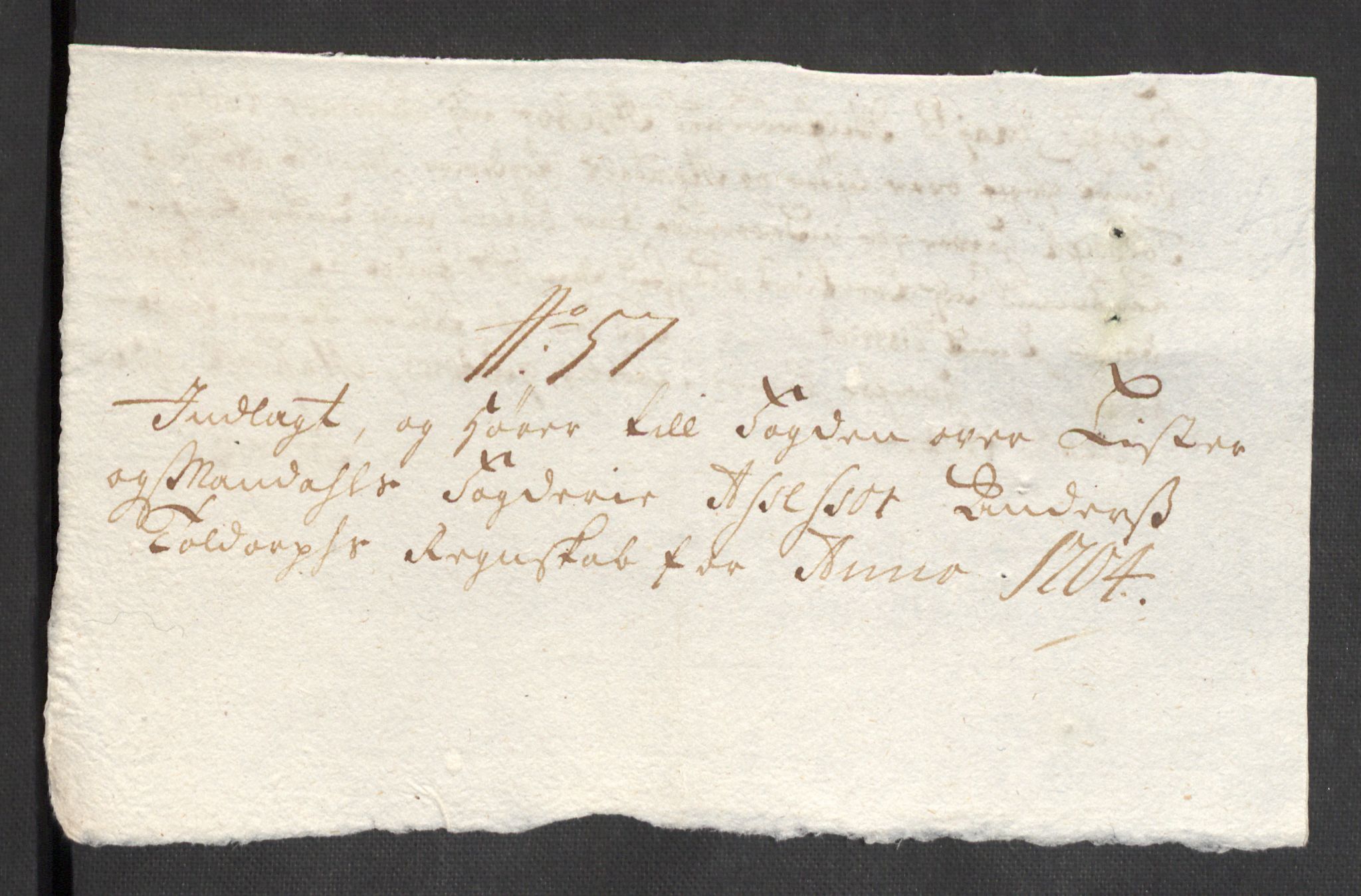 Rentekammeret inntil 1814, Reviderte regnskaper, Fogderegnskap, RA/EA-4092/R43/L2550: Fogderegnskap Lista og Mandal, 1703-1704, p. 438