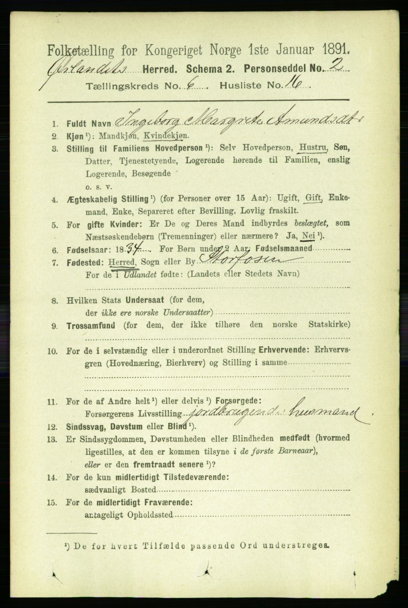 RA, 1891 census for 1621 Ørland, 1891, p. 1940