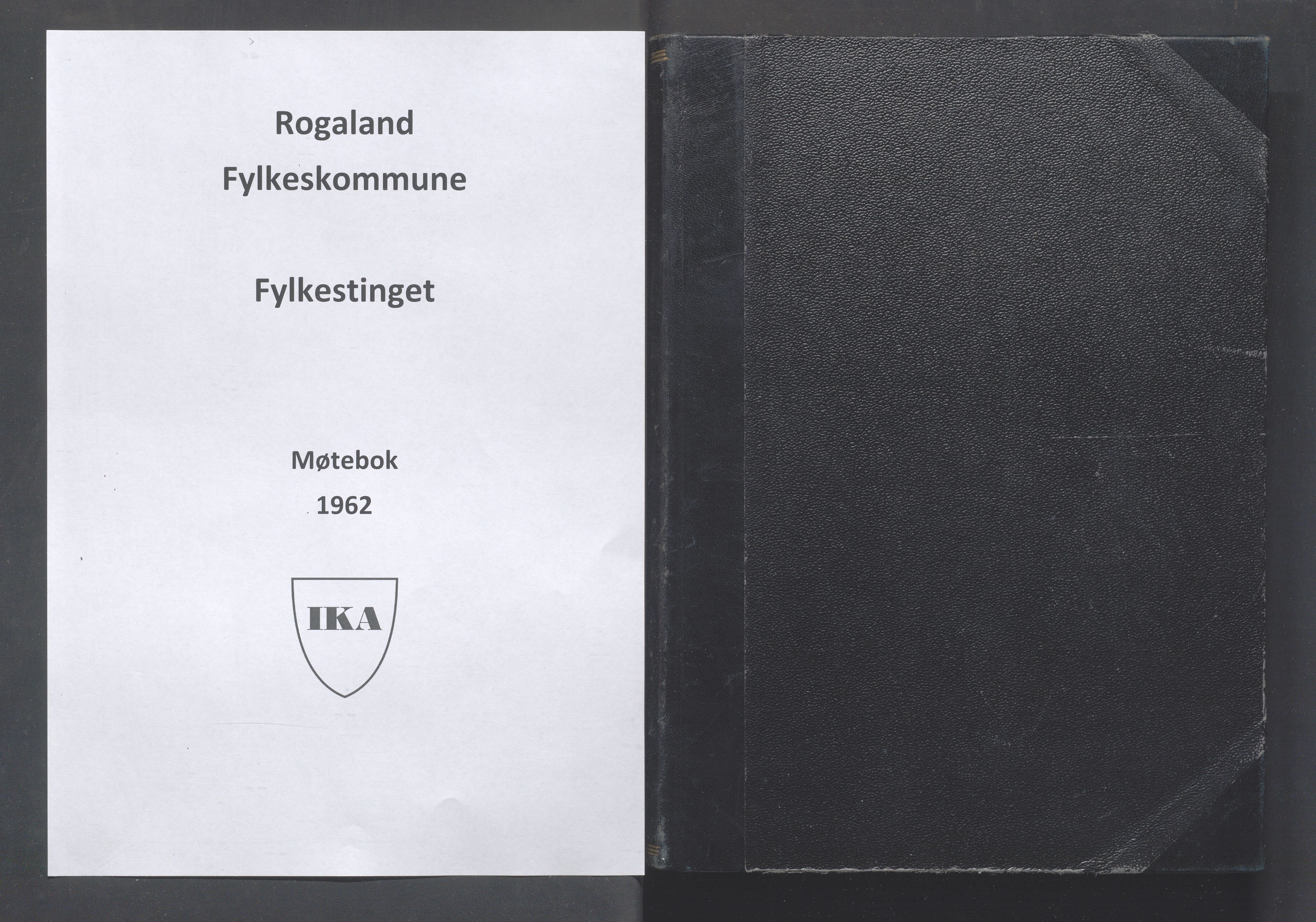 Rogaland fylkeskommune - Fylkesrådmannen , IKAR/A-900/A/Aa/Aaa/L0082: Møtebok , 1962