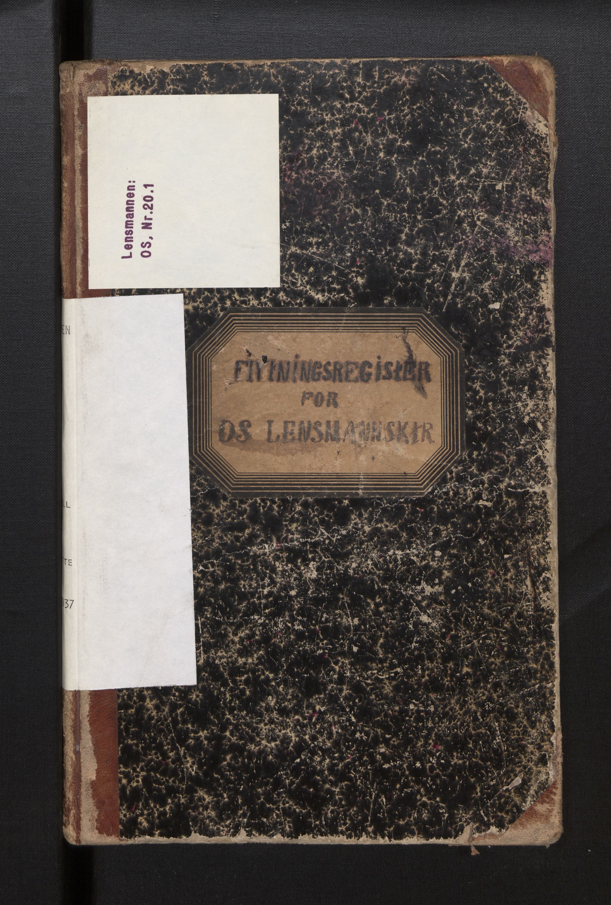 Lensmannen i Os, SAB/A-34101/0020/L0001: Protokoll over inn- og utflytte, 1929-1937