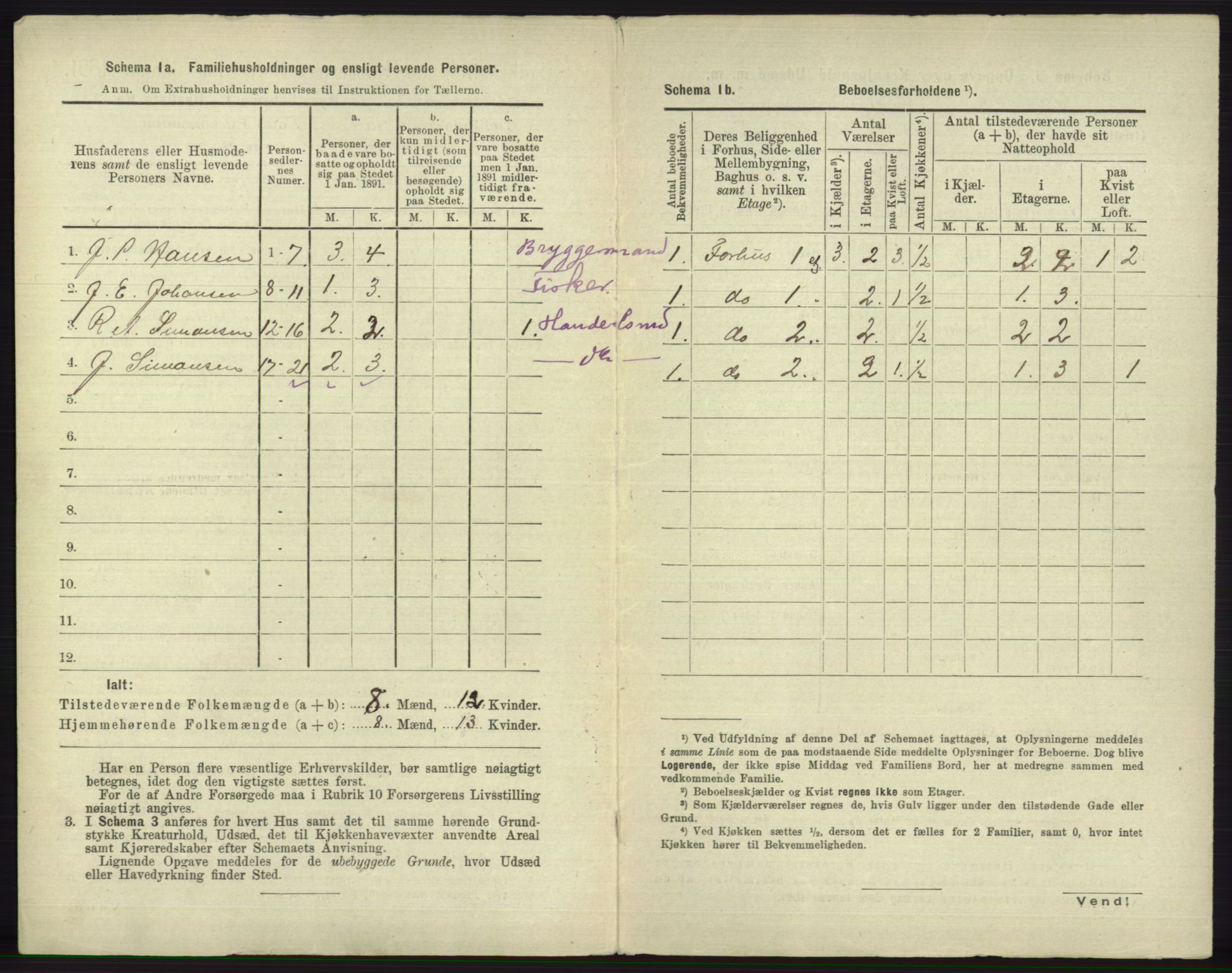 RA, 1891 census for 1804 Bodø, 1891, p. 3808