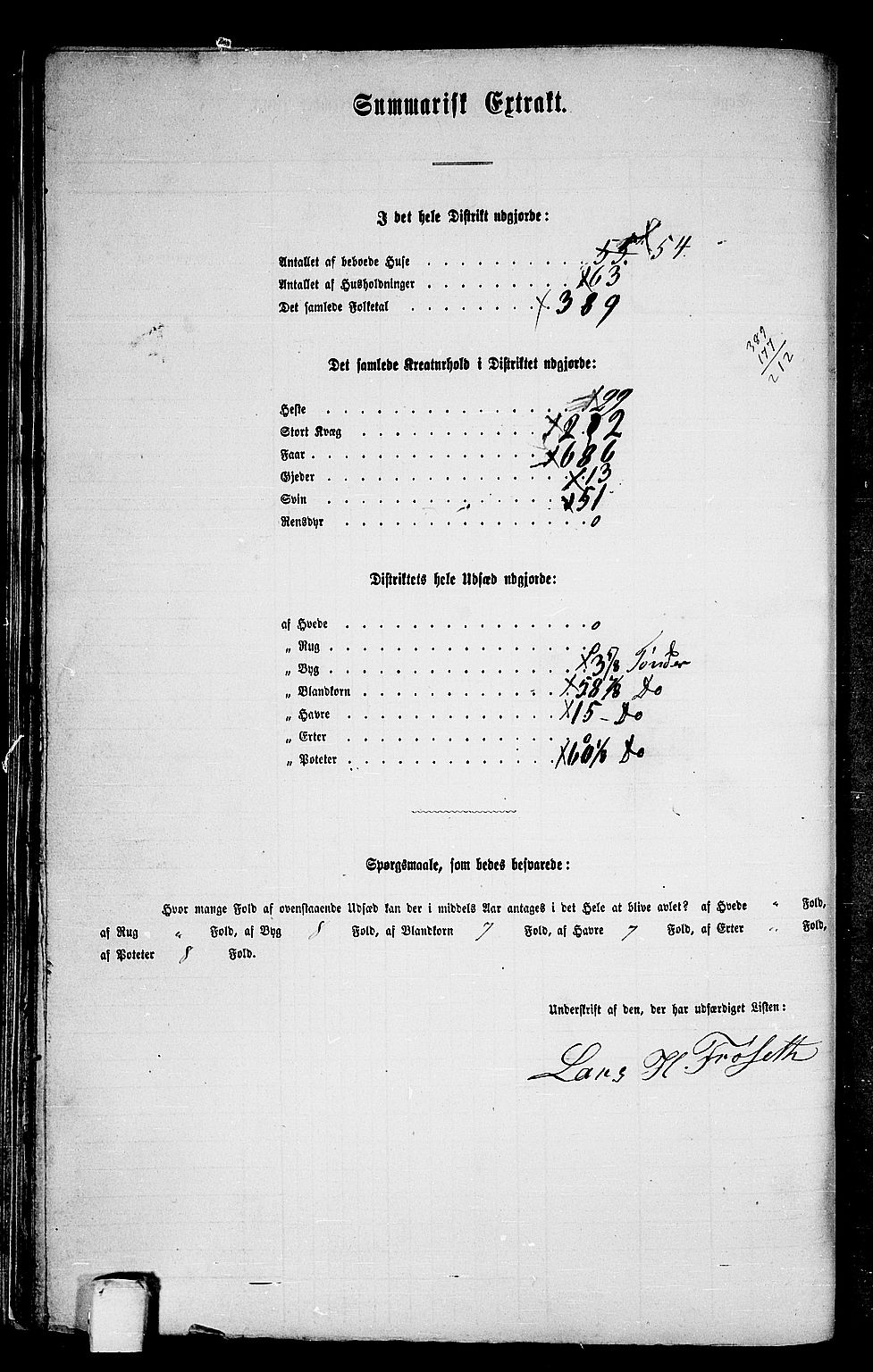 RA, 1865 census for Edøy, 1865, p. 97