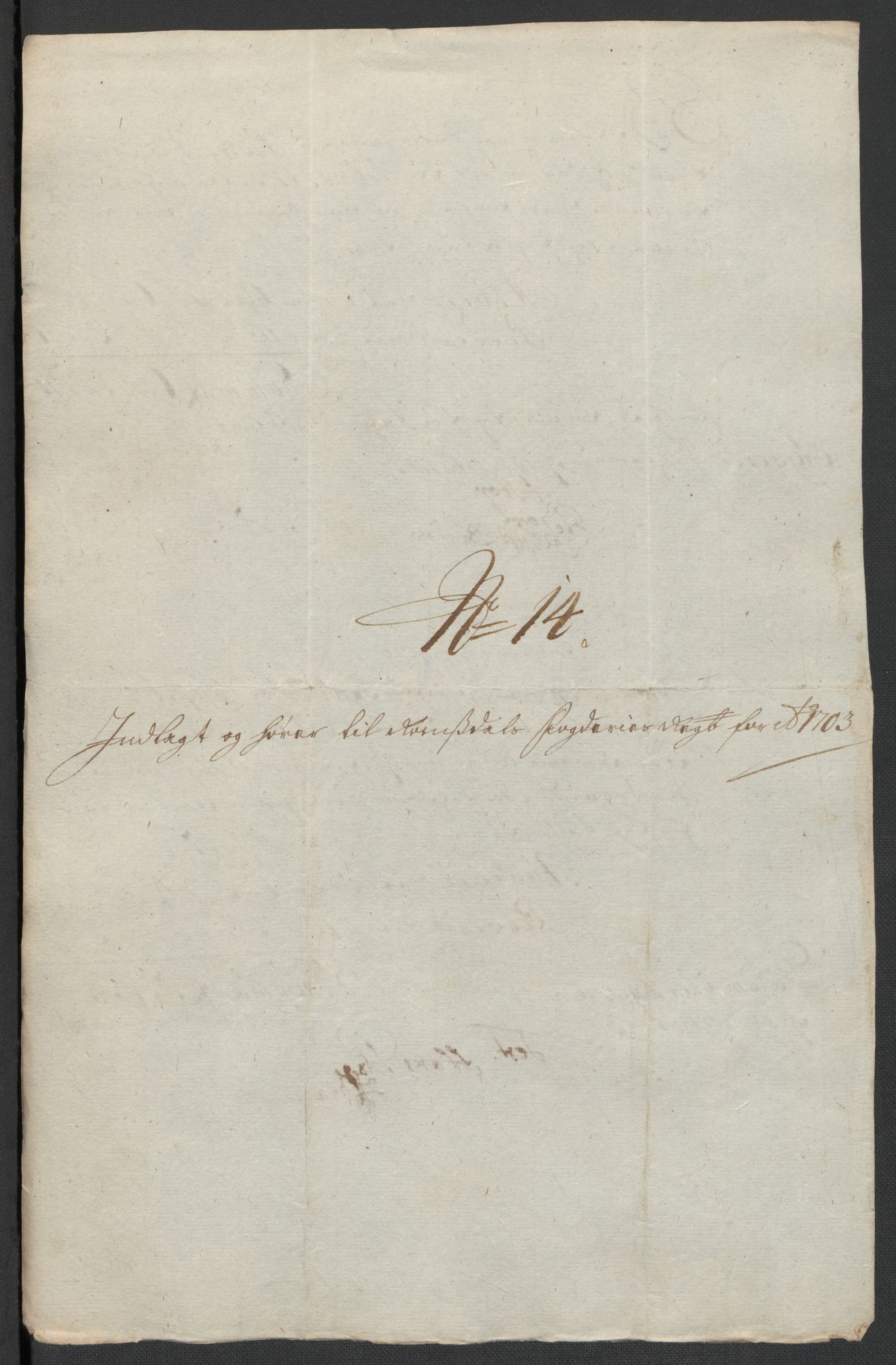 Rentekammeret inntil 1814, Reviderte regnskaper, Fogderegnskap, AV/RA-EA-4092/R55/L3656: Fogderegnskap Romsdal, 1703-1705, p. 122