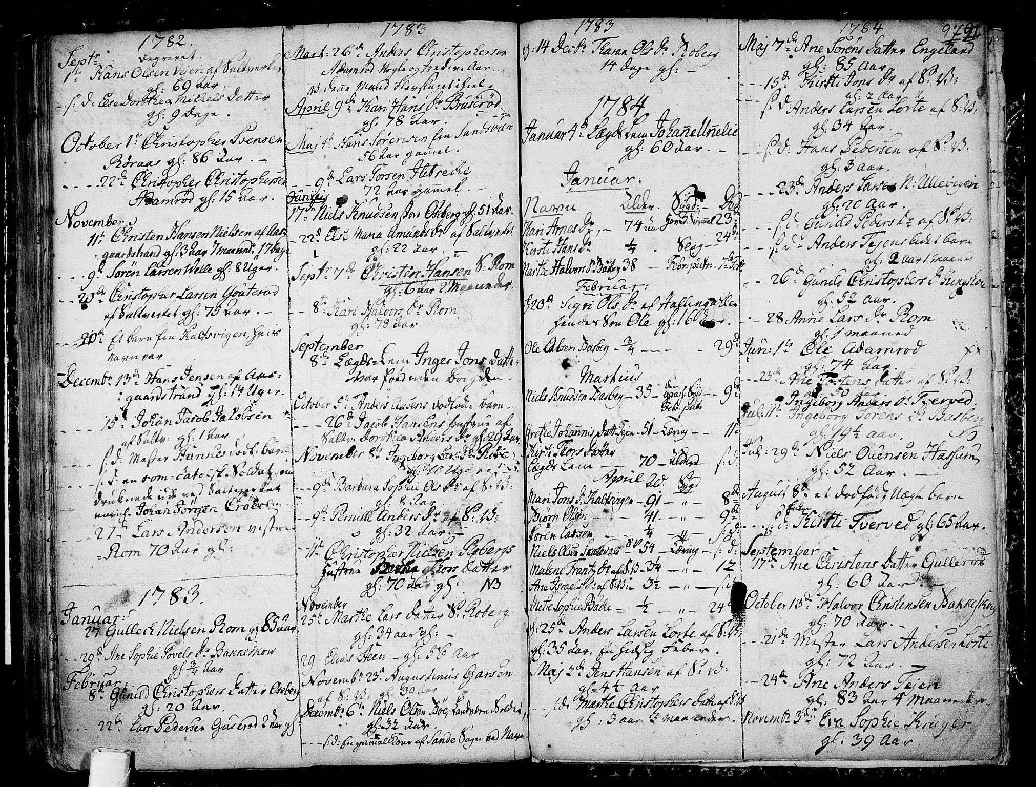 Sem kirkebøker, SAKO/A-5/F/Fb/L0002: Parish register (official) no. II 2, 1764-1792, p. 97