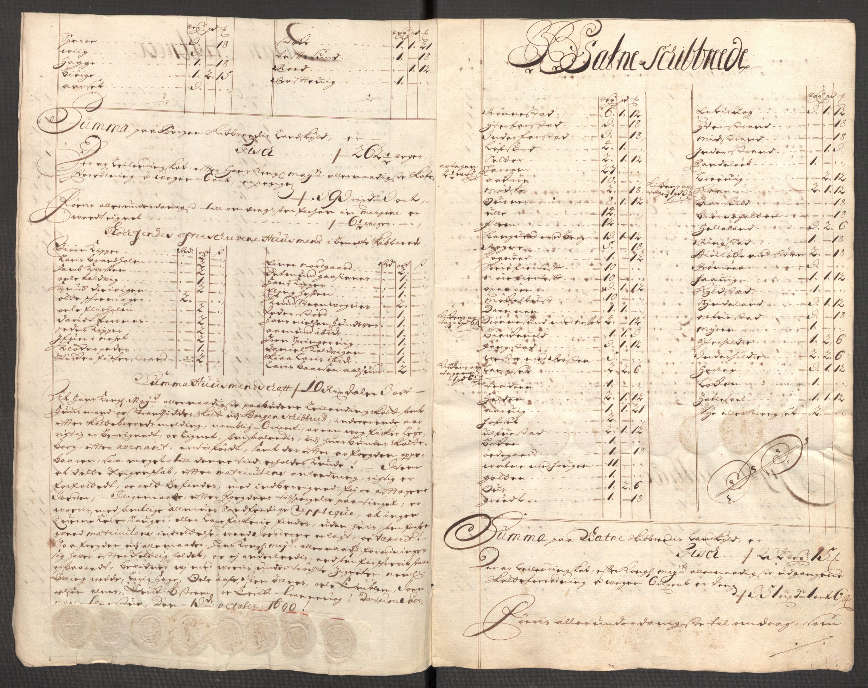 Rentekammeret inntil 1814, Reviderte regnskaper, Fogderegnskap, AV/RA-EA-4092/R54/L3557: Fogderegnskap Sunnmøre, 1699, p. 84