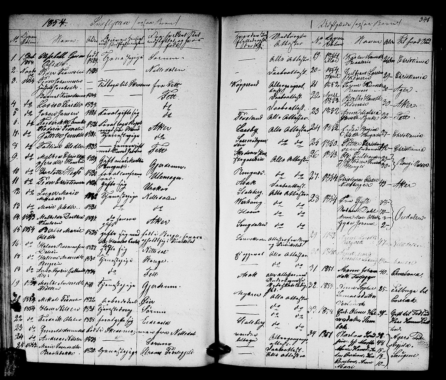 Skedsmo prestekontor Kirkebøker, AV/SAO-A-10033a/G/Ga/L0001: Parish register (copy) no. I 1, 1830-1854, p. 349