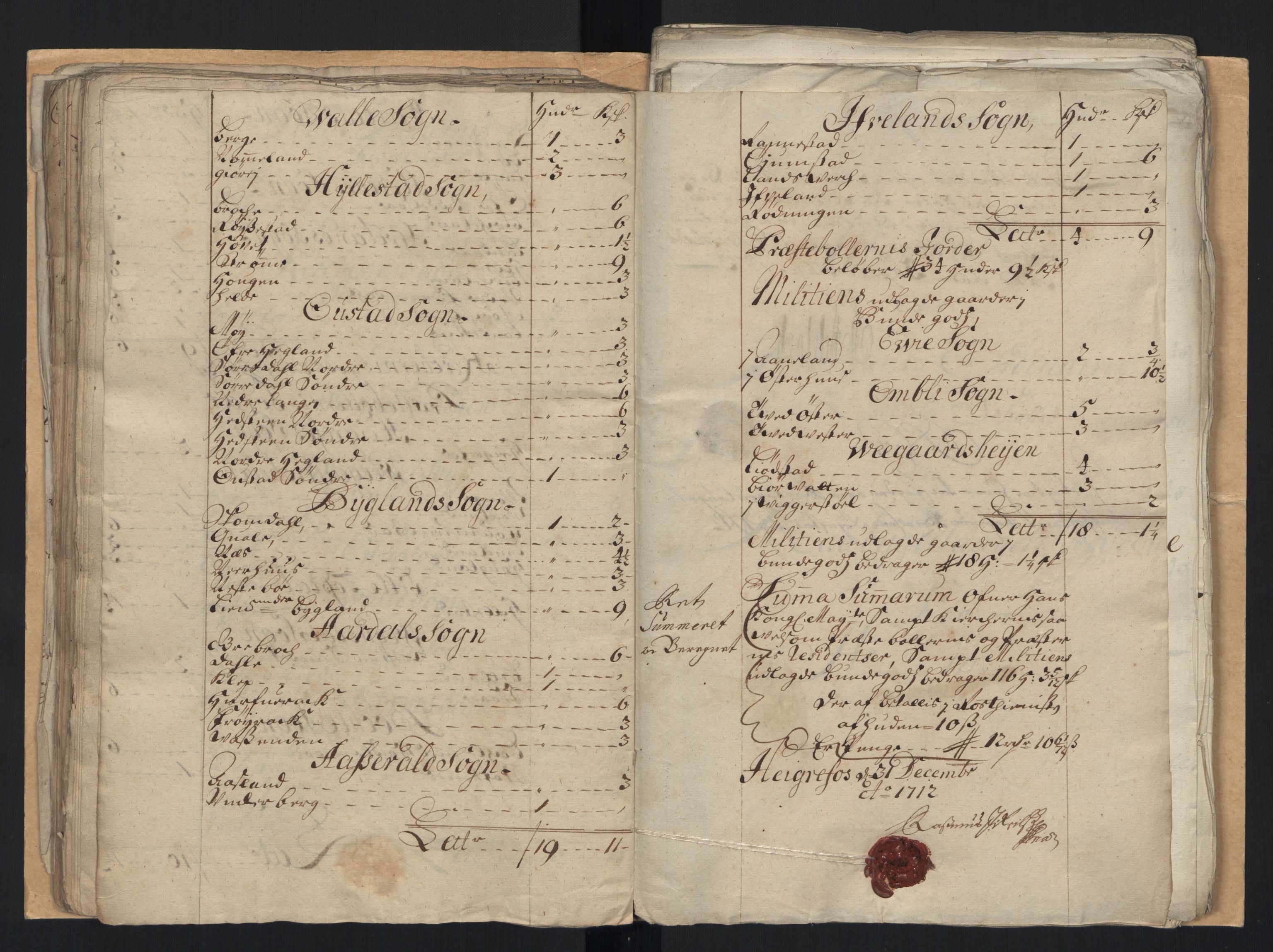 Rentekammeret inntil 1814, Reviderte regnskaper, Fogderegnskap, AV/RA-EA-4092/R40/L2450: Fogderegnskap Råbyggelag, 1712-1713, p. 121