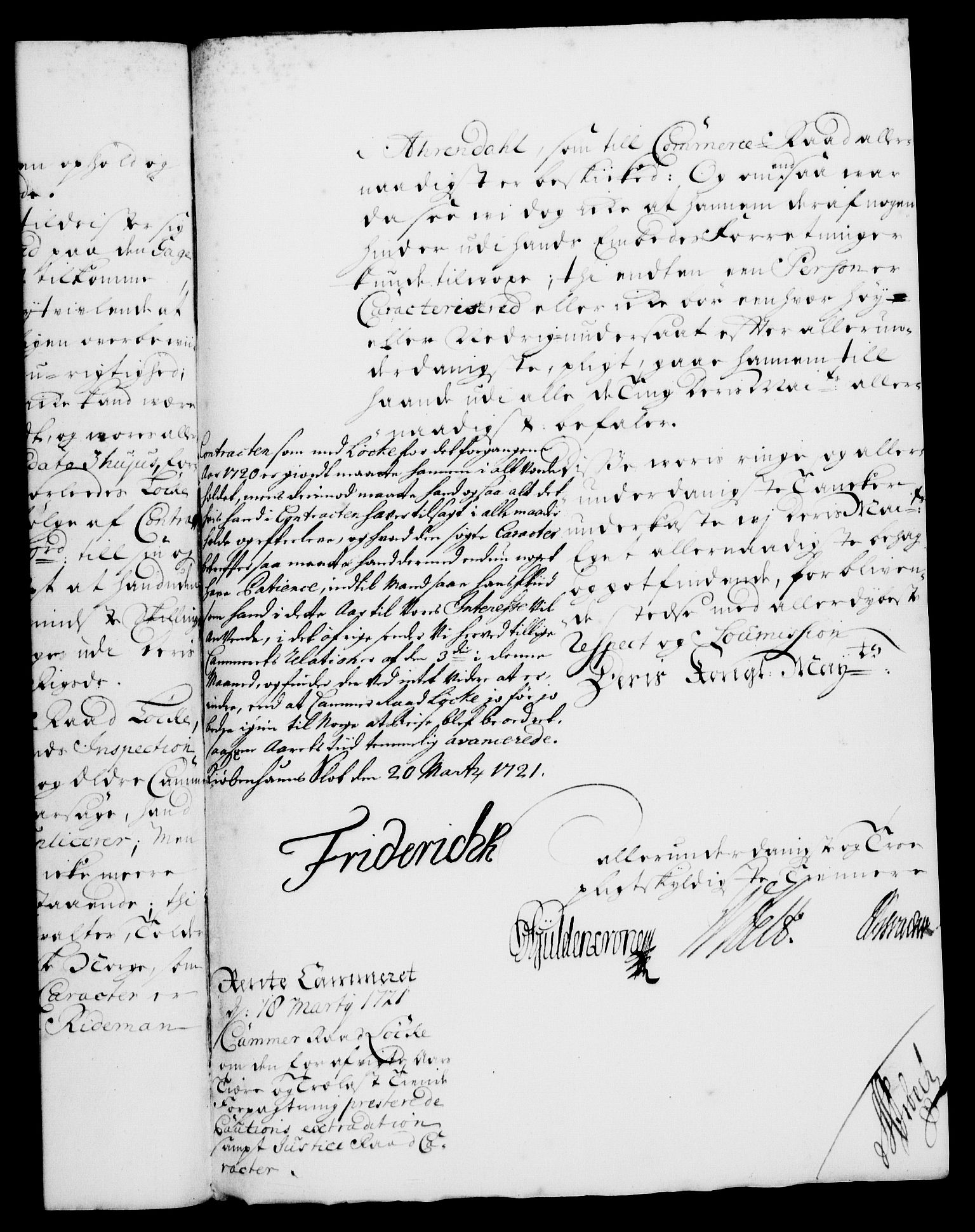 Rentekammeret, Kammerkanselliet, RA/EA-3111/G/Gf/Gfa/L0004: Norsk relasjons- og resolusjonsprotokoll (merket RK 52.4), 1721, p. 572