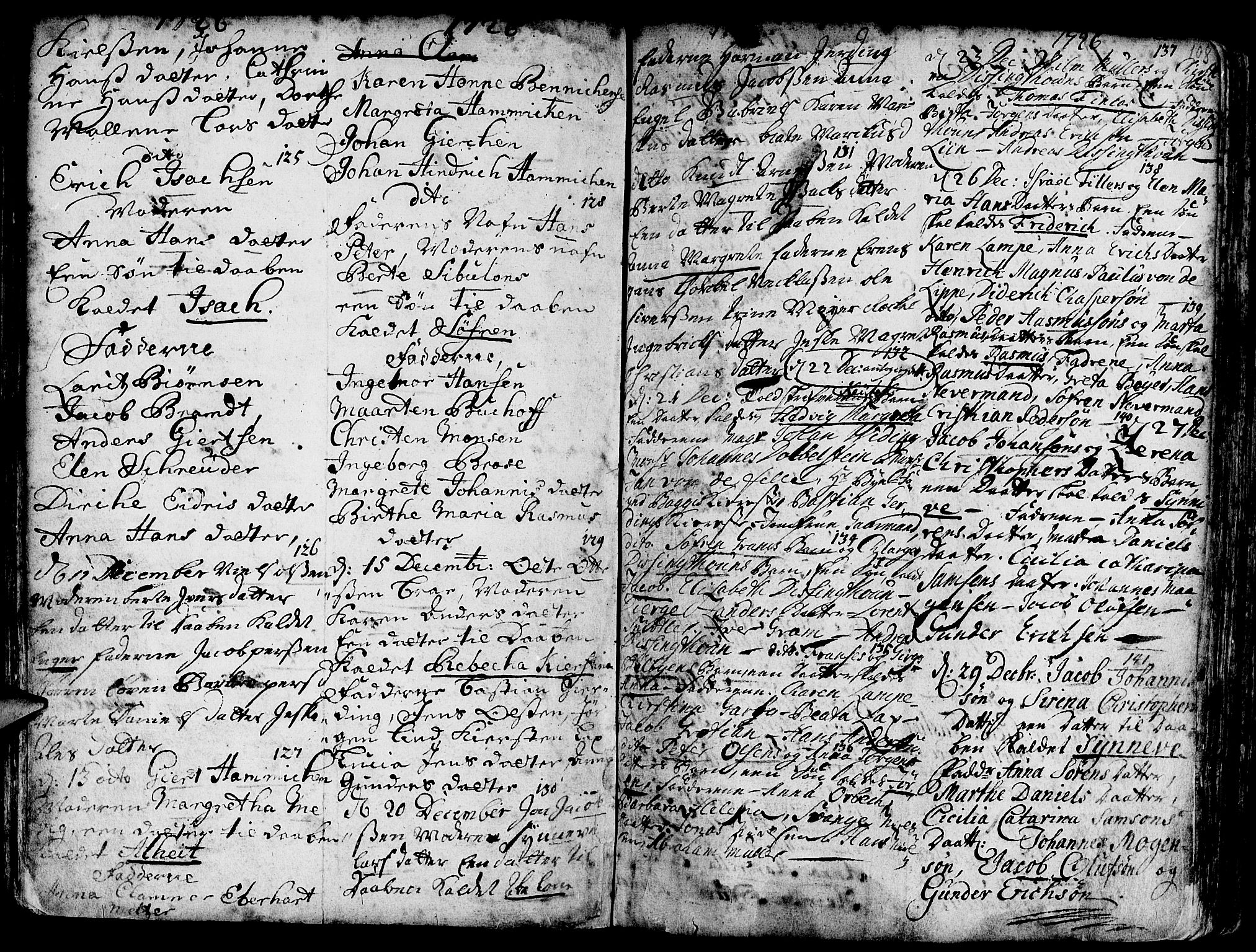 Nykirken Sokneprestembete, AV/SAB-A-77101/H/Haa/L0003: Parish register (official) no. A 3, 1717-1764, p. 108