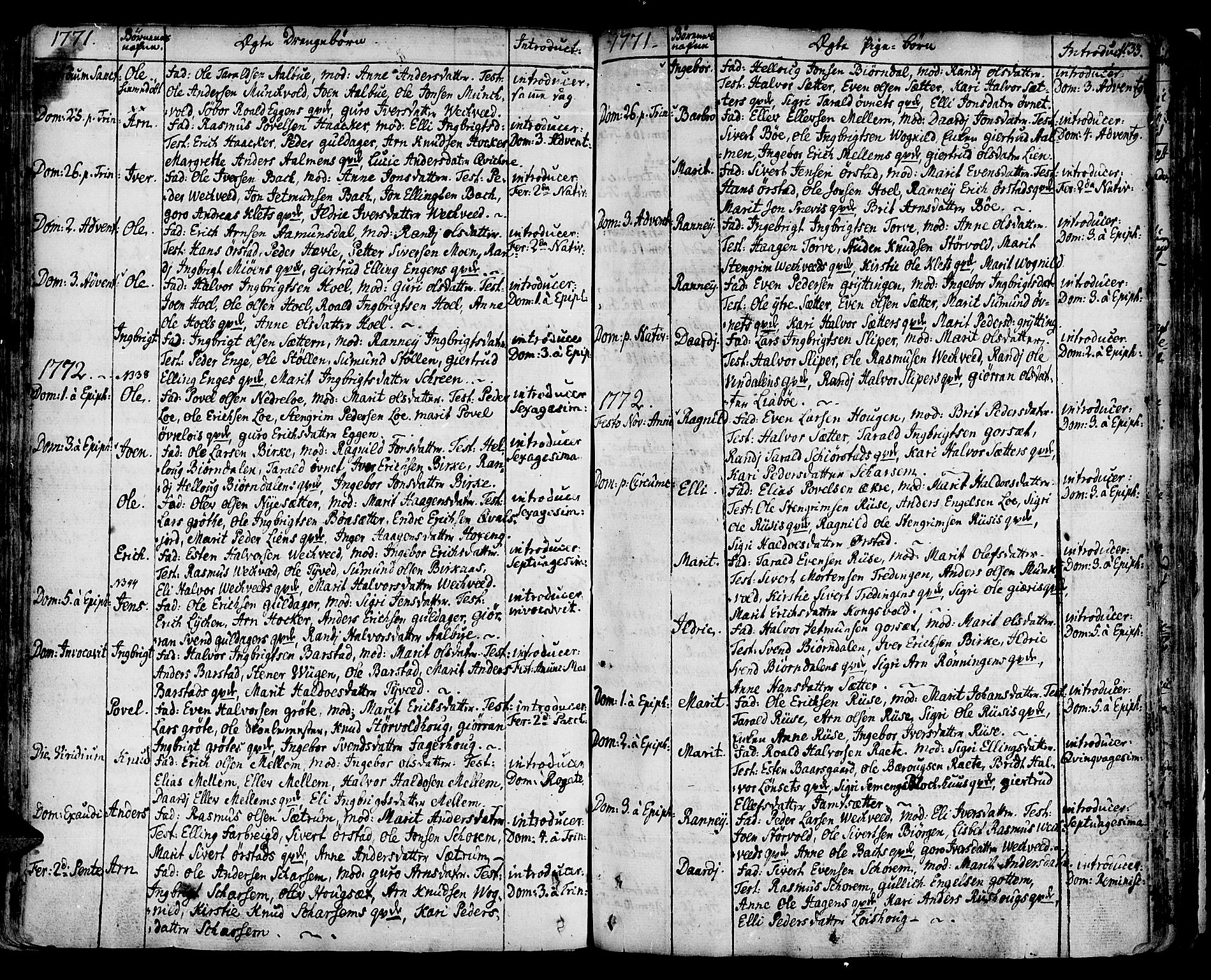 Ministerialprotokoller, klokkerbøker og fødselsregistre - Sør-Trøndelag, SAT/A-1456/678/L0891: Parish register (official) no. 678A01, 1739-1780, p. 133