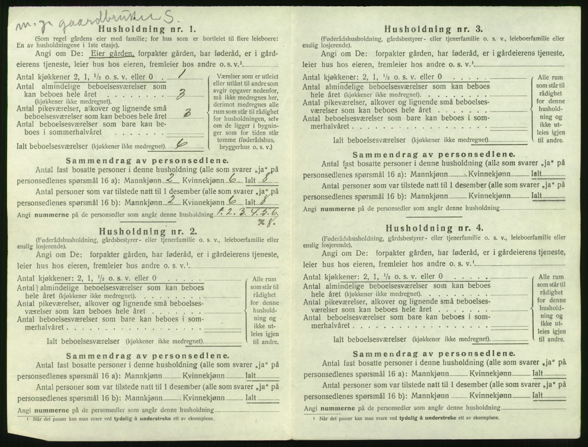 SAT, 1920 census for Valsøyfjord, 1920, p. 396