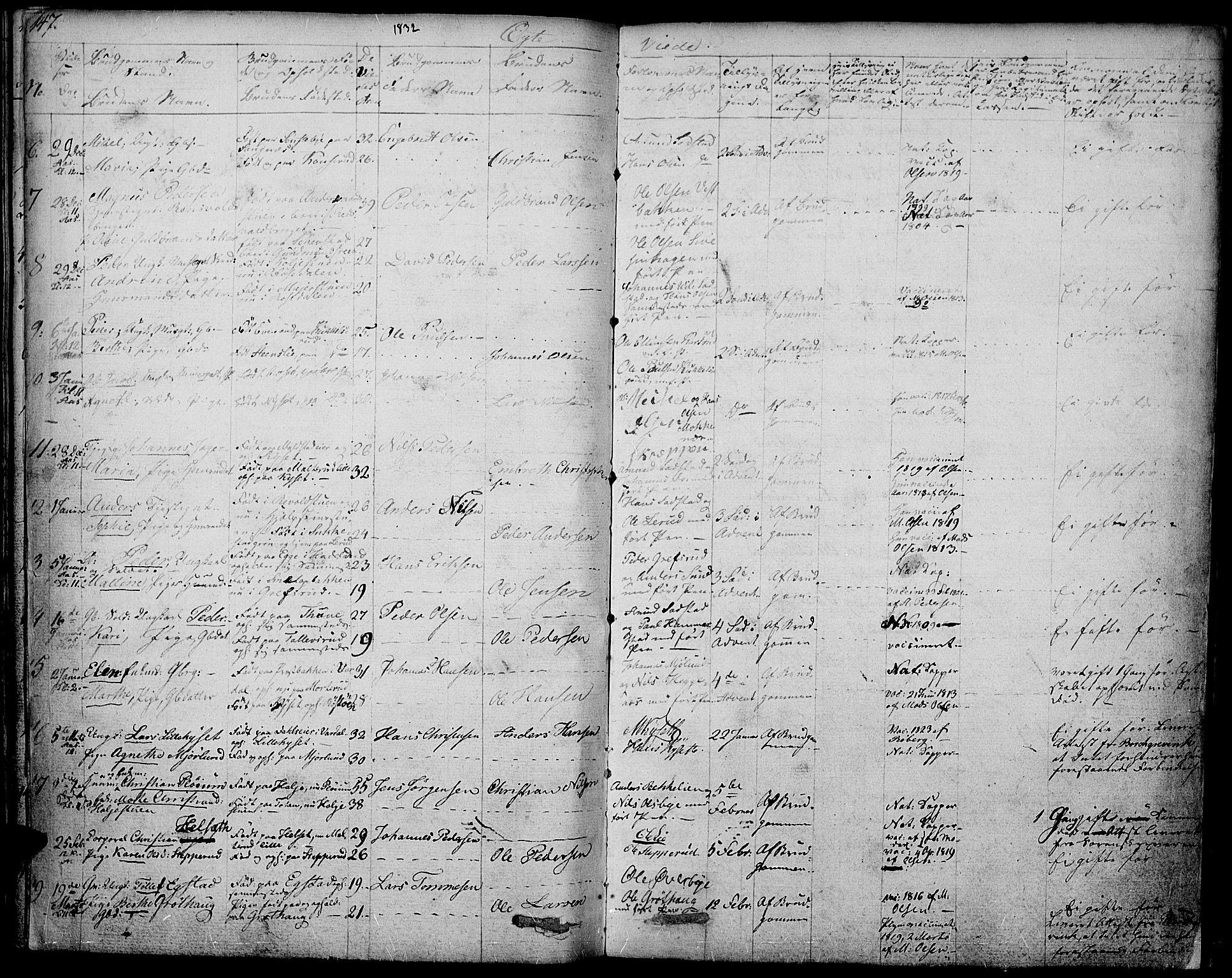 Vestre Toten prestekontor, SAH/PREST-108/H/Ha/Haa/L0002: Parish register (official) no. 2, 1825-1837, p. 147