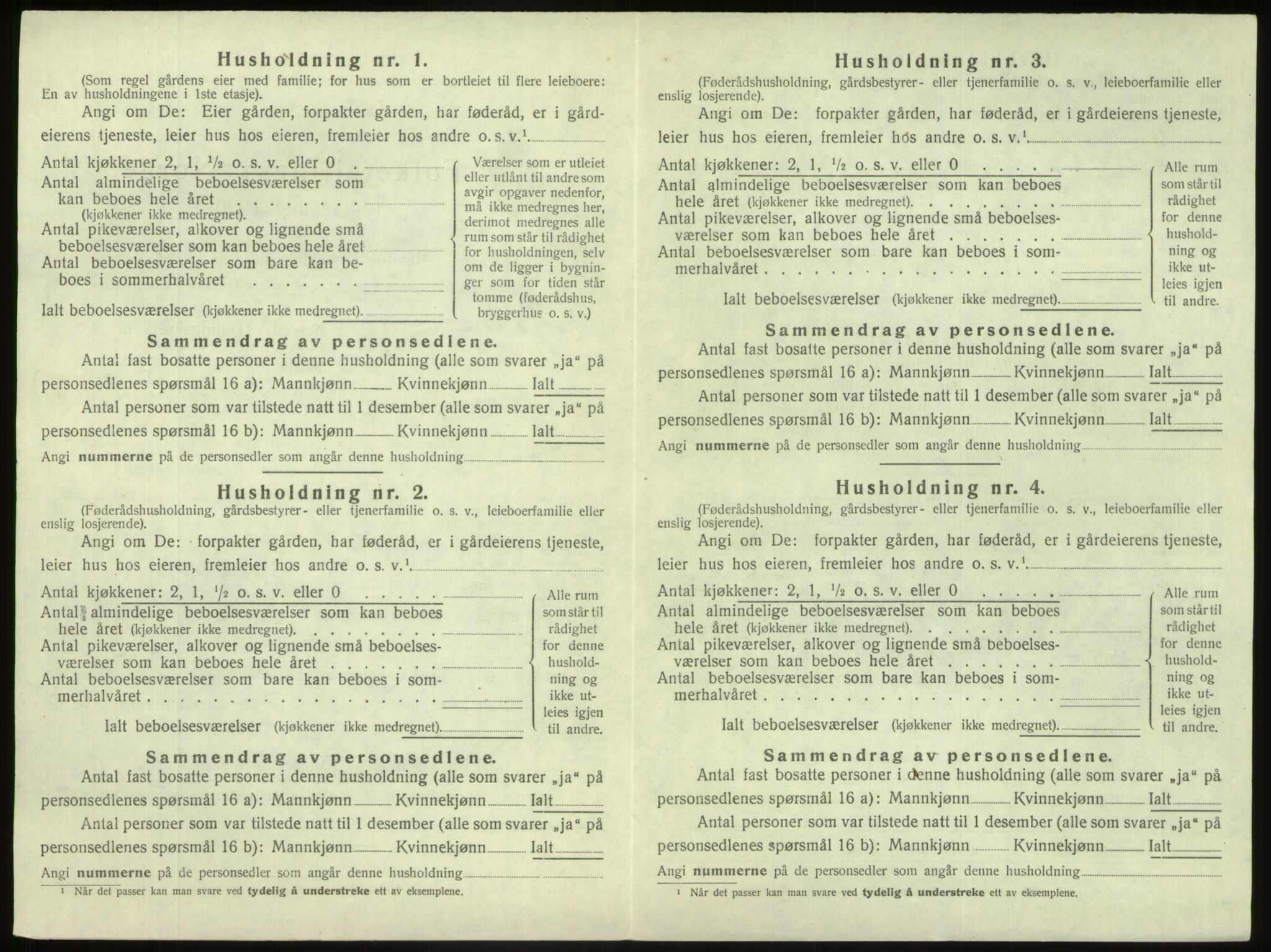 SAB, 1920 census for Fjaler, 1920, p. 298