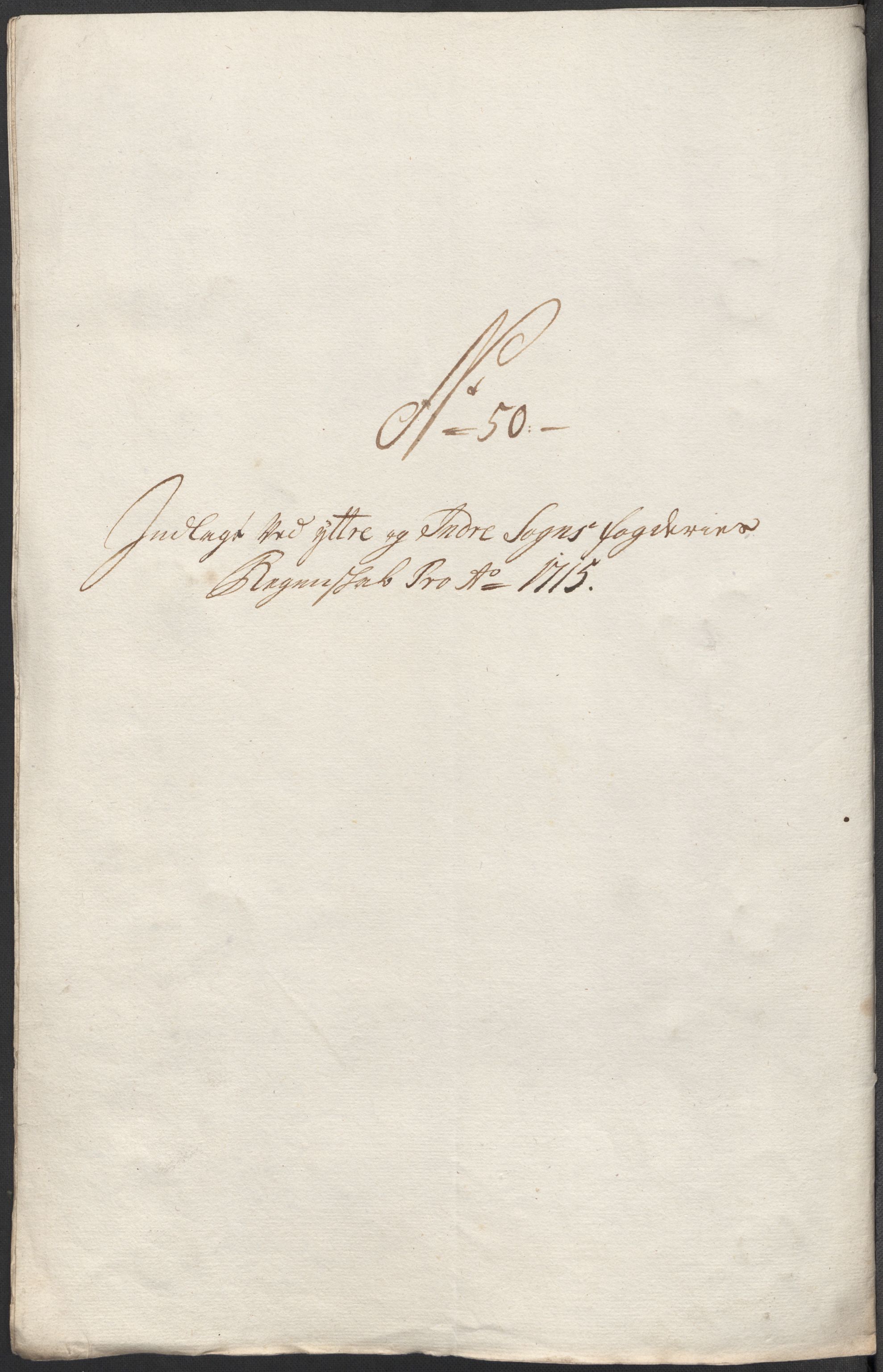 Rentekammeret inntil 1814, Reviderte regnskaper, Fogderegnskap, AV/RA-EA-4092/R52/L3320: Fogderegnskap Sogn, 1715-1716, p. 211