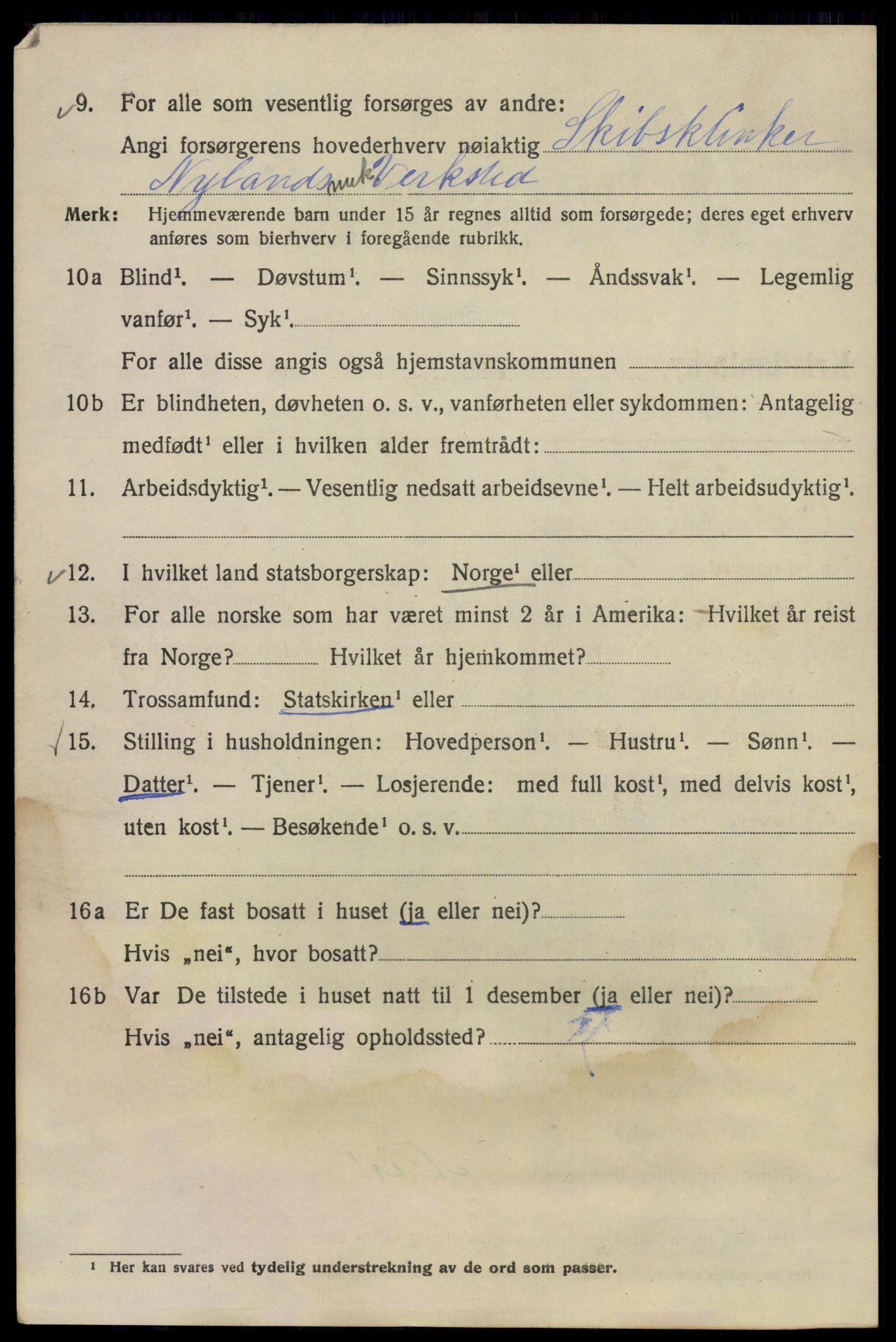 SAO, 1920 census for Kristiania, 1920, p. 343764