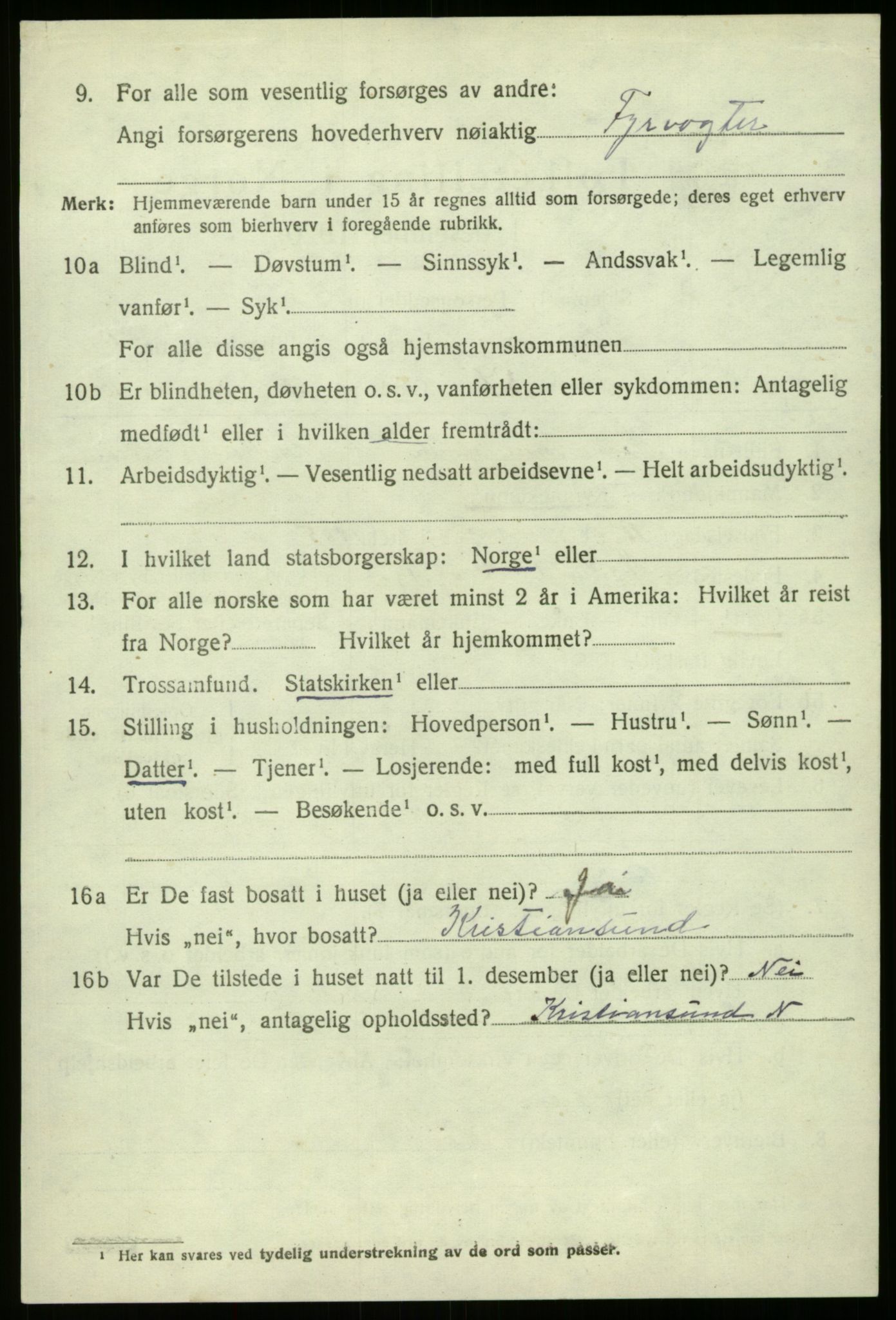 SAB, 1920 census for Askvoll, 1920, p. 6751